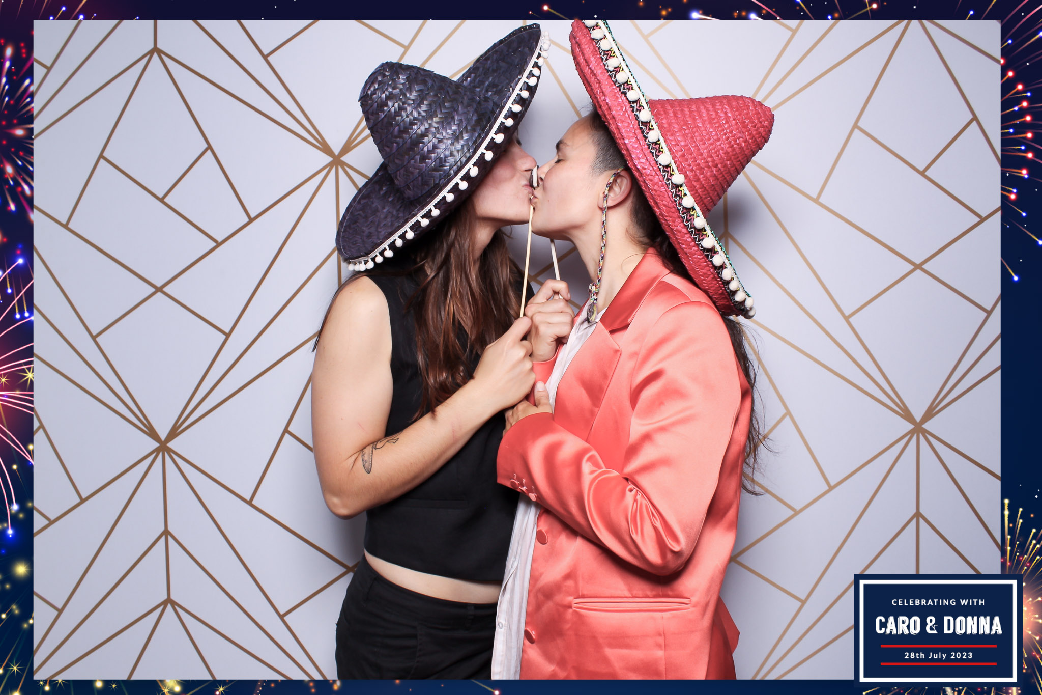 Caro & Donna - Classic Open Booth | View more photos from the event at gallery.freshbooths.com/u/FreshBooths/Caro-Donna-Classic-Open-Booth