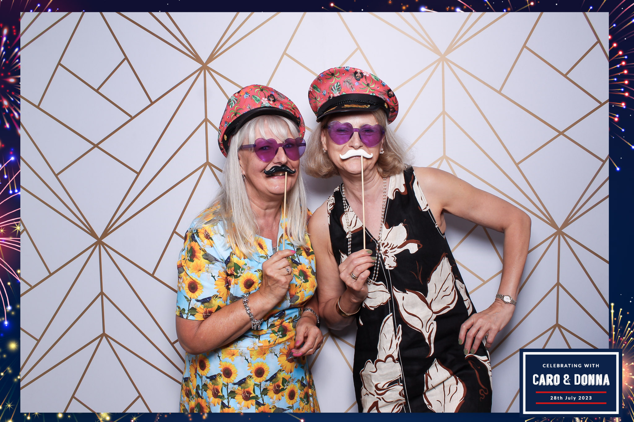Caro & Donna - Classic Open Booth | View more photos from the event at gallery.freshbooths.com/u/FreshBooths/Caro-Donna-Classic-Open-Booth