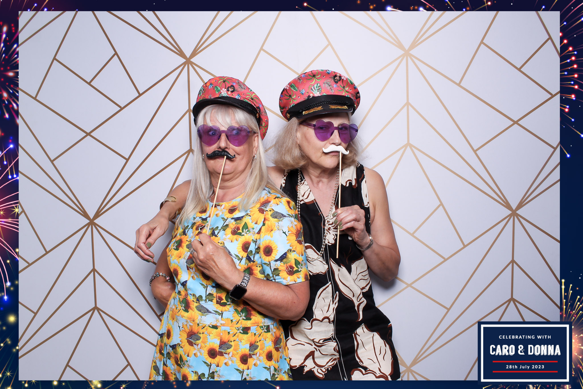 Caro & Donna - Classic Open Booth | View more photos from the event at gallery.freshbooths.com/u/FreshBooths/Caro-Donna-Classic-Open-Booth