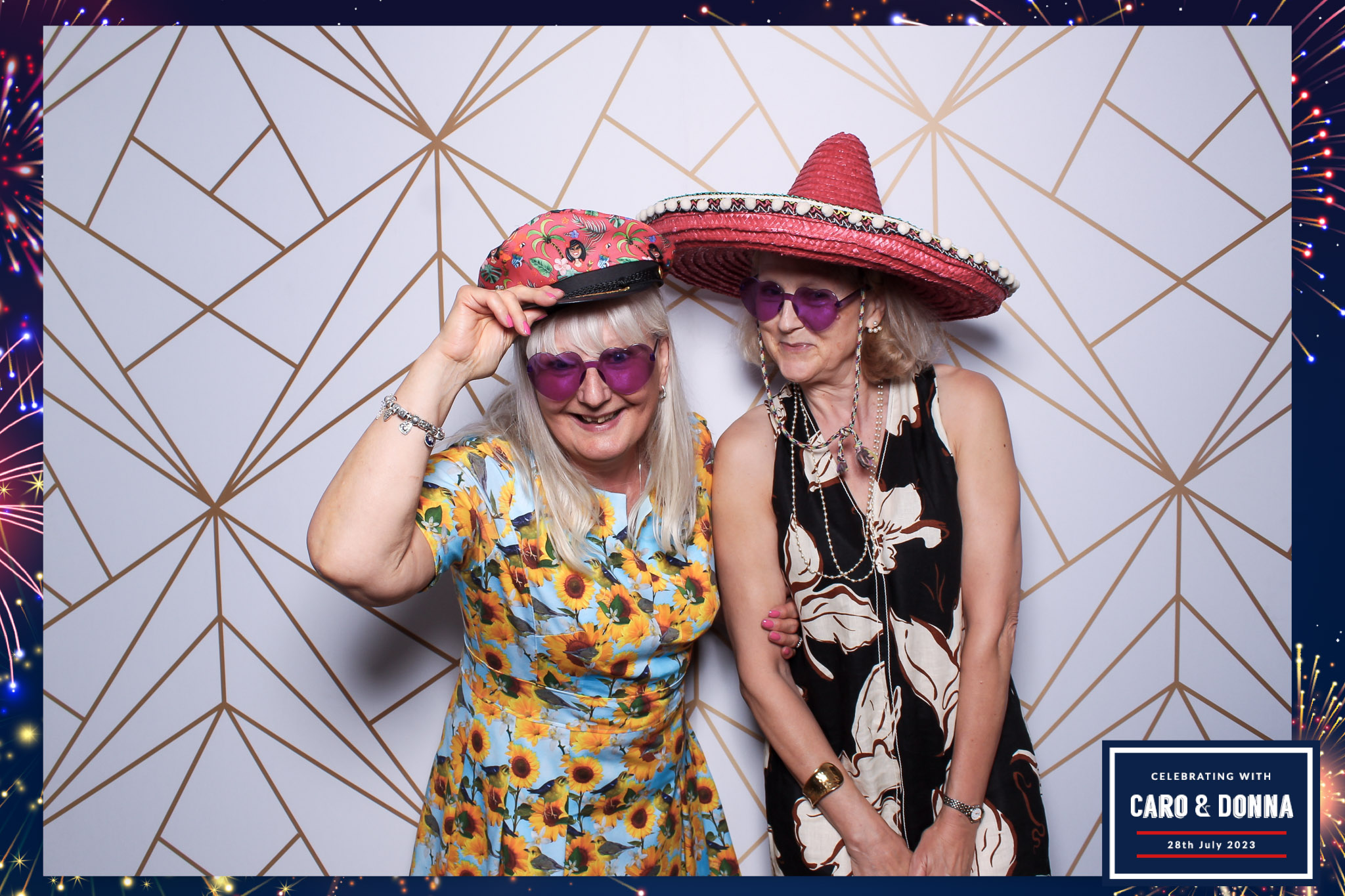 Caro & Donna - Classic Open Booth | View more photos from the event at gallery.freshbooths.com/u/FreshBooths/Caro-Donna-Classic-Open-Booth