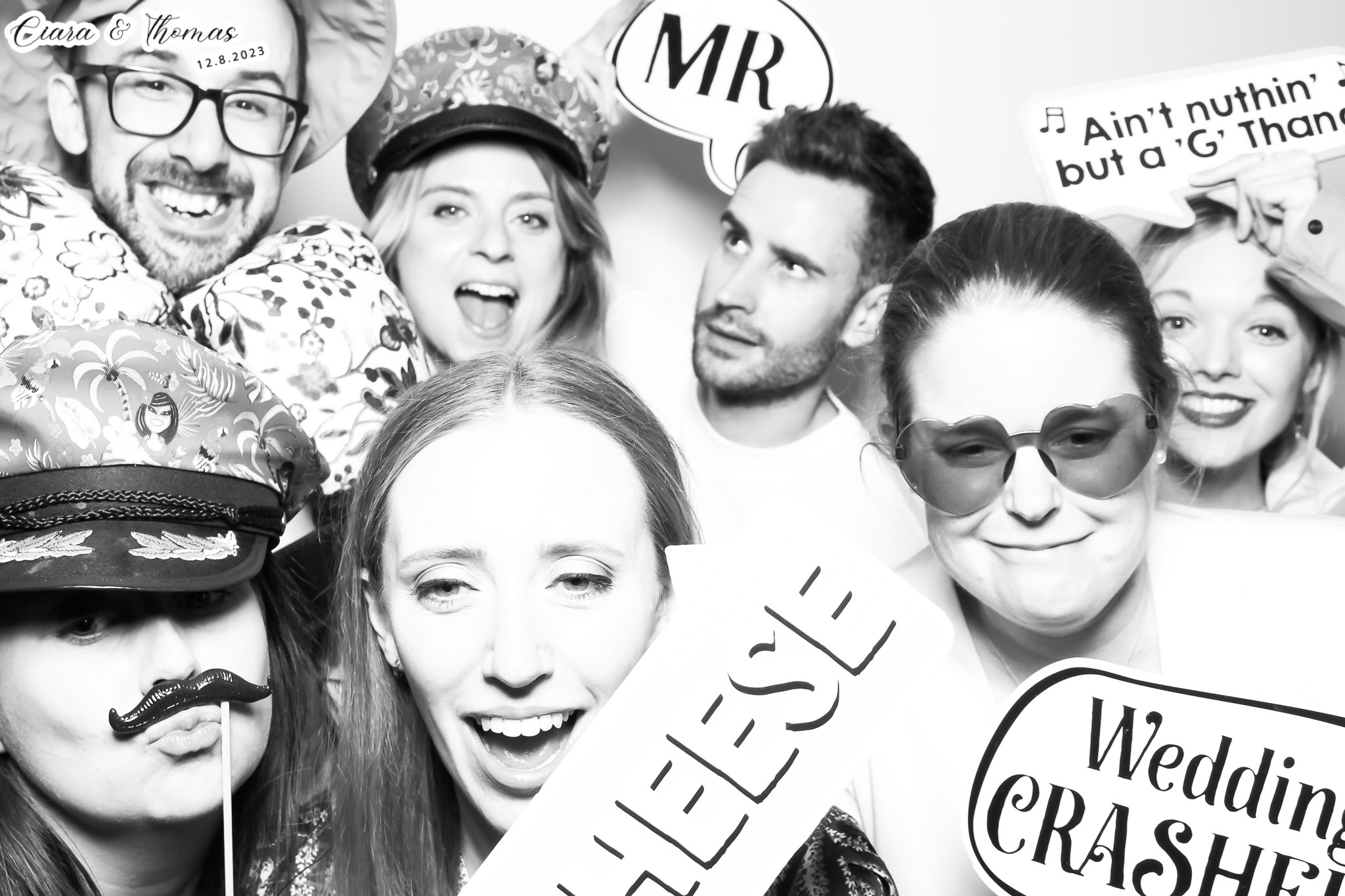 Ciara & Thomas - Classic Open Booth | View more photos from the event at gallery.freshbooths.com/u/FreshBooths/Ciara-Thomas-Classic-Open-Booth
