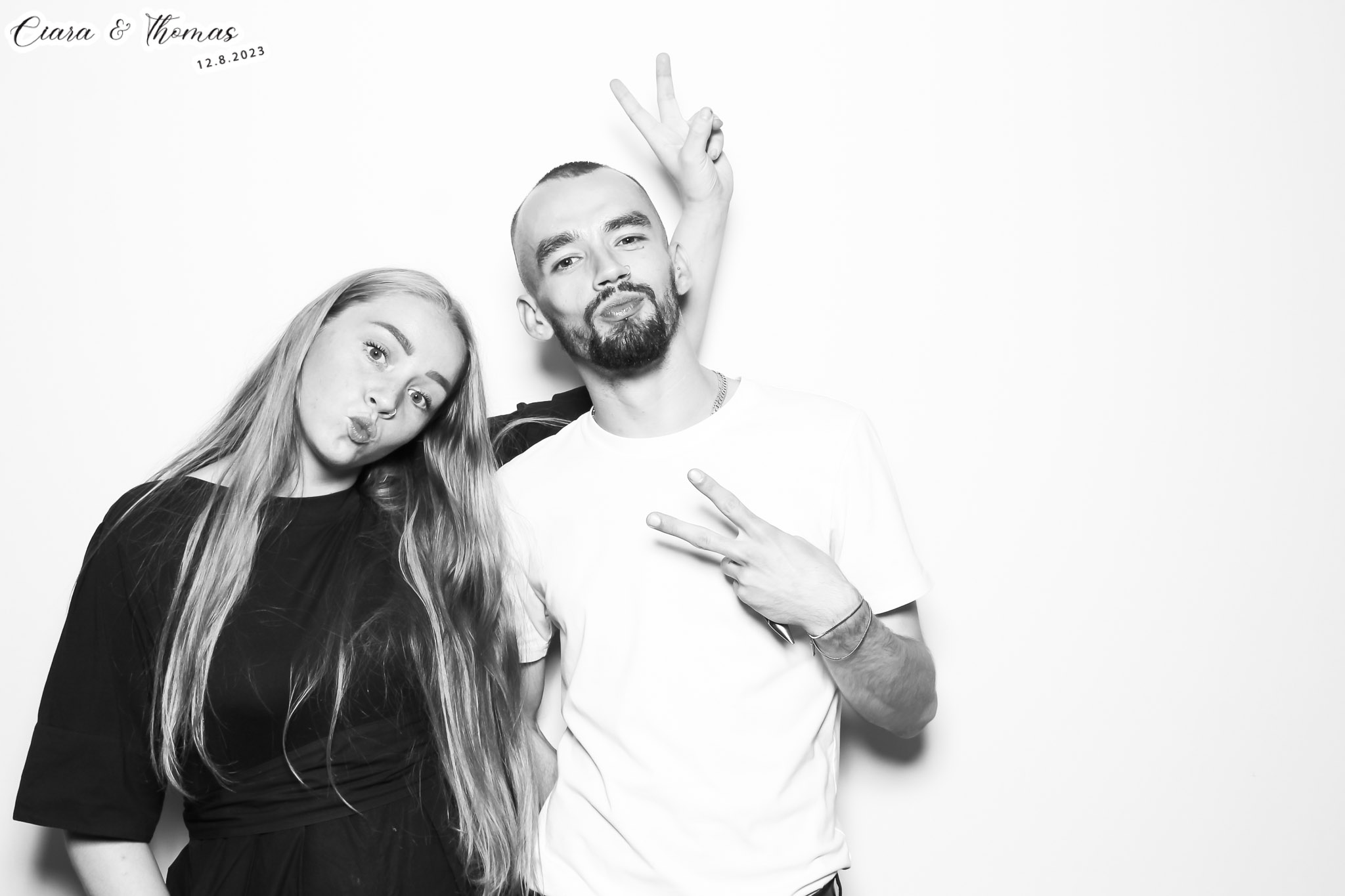 Ciara & Thomas - Classic Open Booth | View more photos from the event at gallery.freshbooths.com/u/FreshBooths/Ciara-Thomas-Classic-Open-Booth