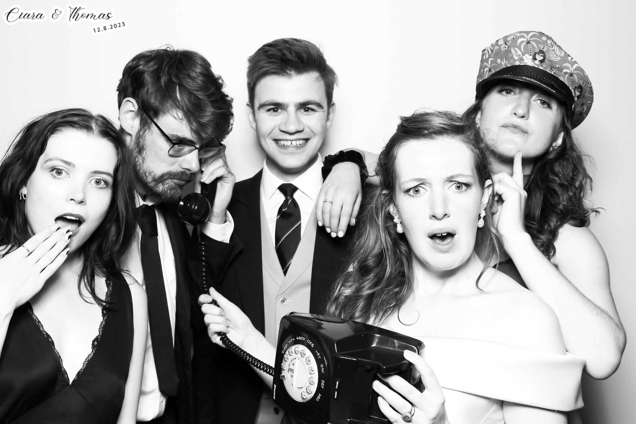 Ciara & Thomas - Classic Open Booth | View more photos from the event at gallery.freshbooths.com/u/FreshBooths/Ciara-Thomas-Classic-Open-Booth