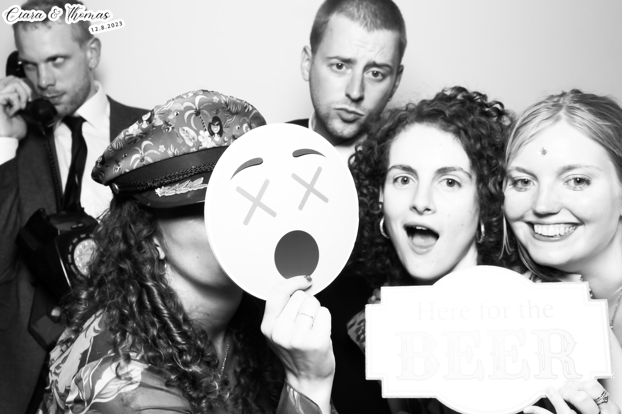 Ciara & Thomas - Classic Open Booth | View more photos from the event at gallery.freshbooths.com/u/FreshBooths/Ciara-Thomas-Classic-Open-Booth