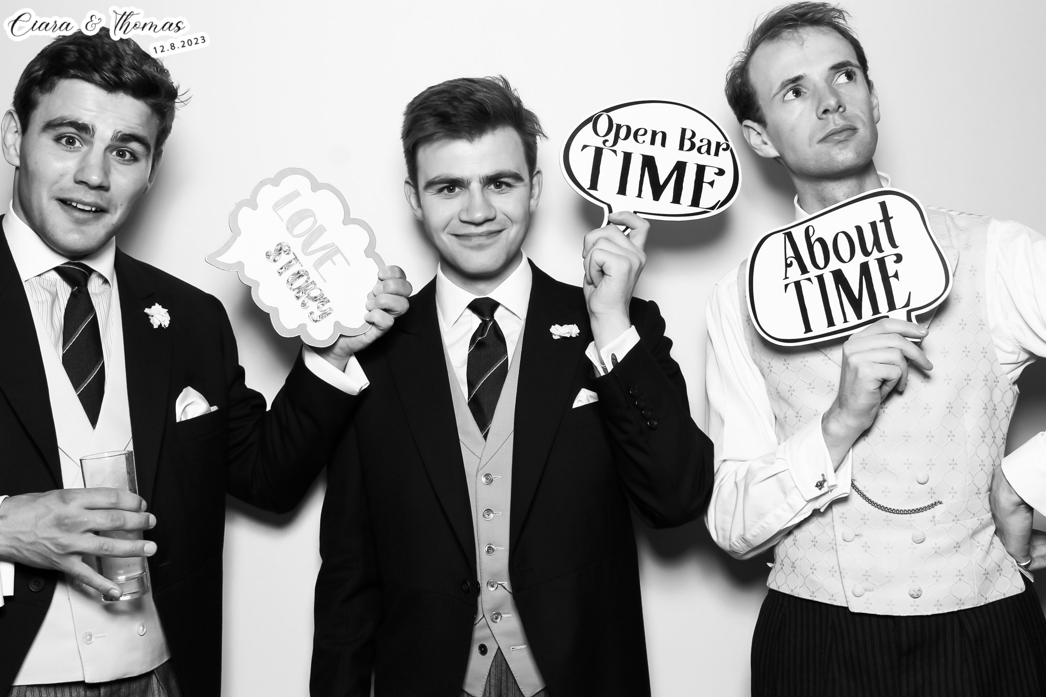 Ciara & Thomas - Classic Open Booth | View more photos from the event at gallery.freshbooths.com/u/FreshBooths/Ciara-Thomas-Classic-Open-Booth