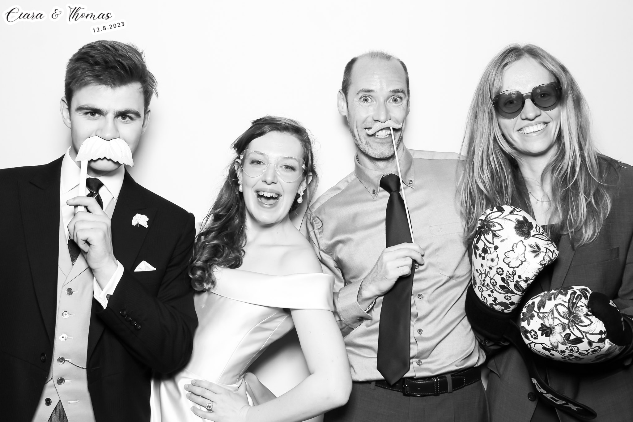 Ciara & Thomas - Classic Open Booth | View more photos from the event at gallery.freshbooths.com/u/FreshBooths/Ciara-Thomas-Classic-Open-Booth