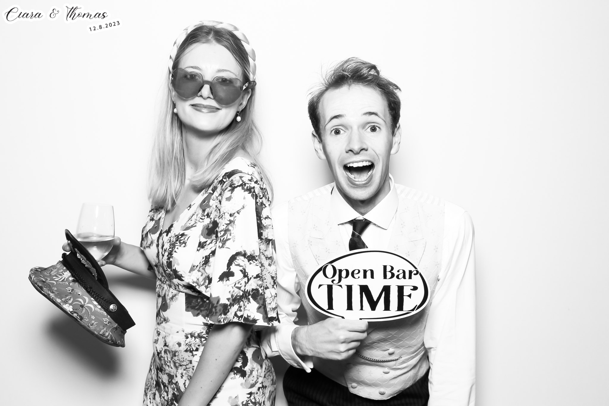 Ciara & Thomas - Classic Open Booth | View more photos from the event at gallery.freshbooths.com/u/FreshBooths/Ciara-Thomas-Classic-Open-Booth