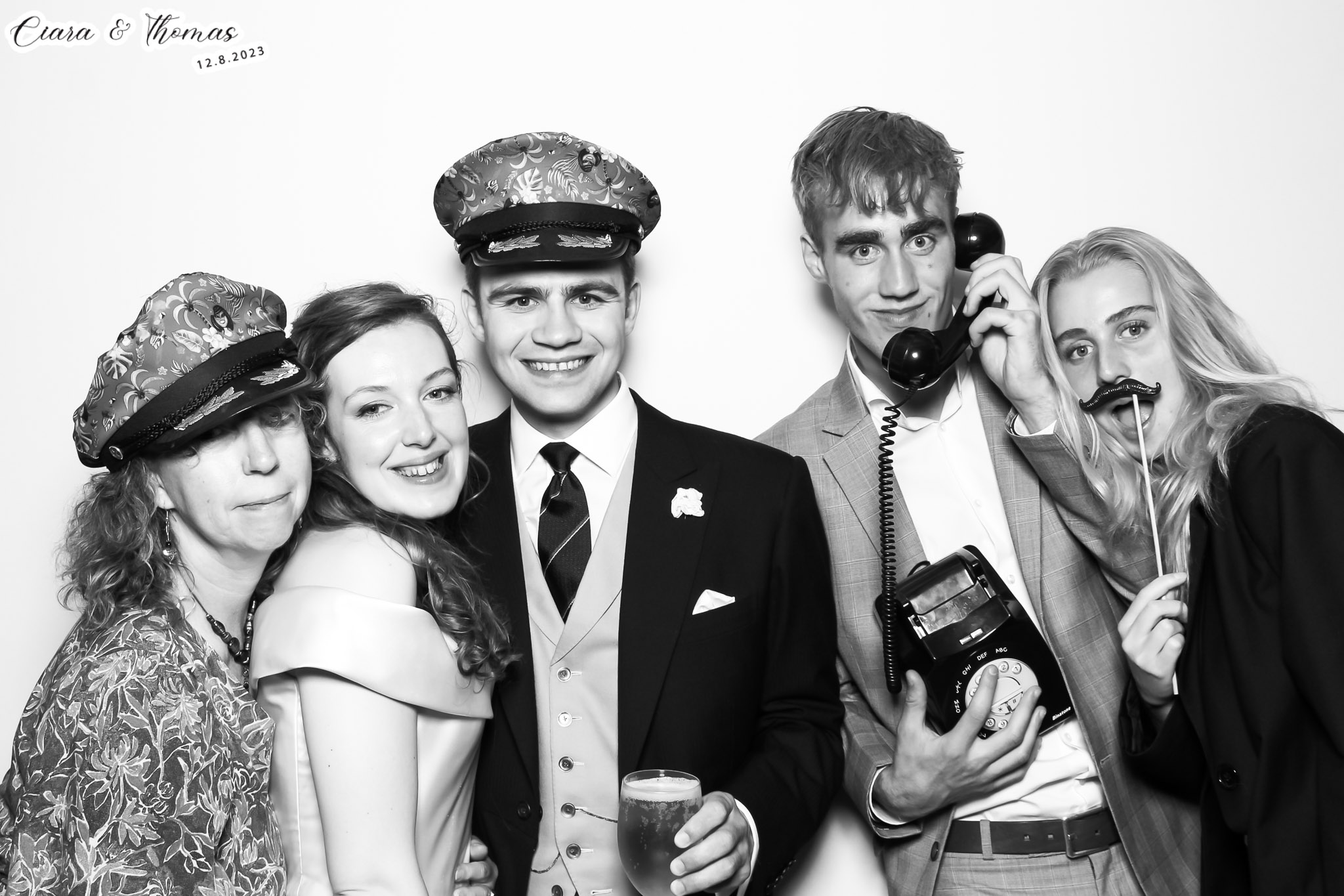 Ciara & Thomas - Classic Open Booth | View more photos from the event at gallery.freshbooths.com/u/FreshBooths/Ciara-Thomas-Classic-Open-Booth
