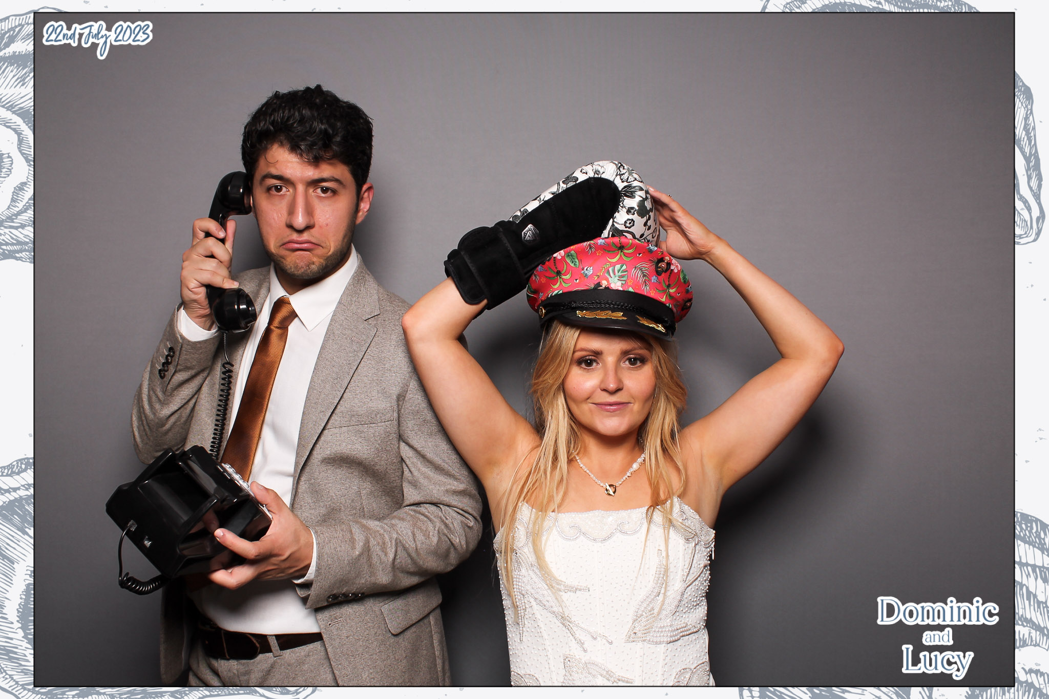 Dominic & Lucy - Classic Open Booth | View more photos from the event at gallery.freshbooths.com/u/FreshBooths/Dominic-Lucy-Classic-Open-Booth