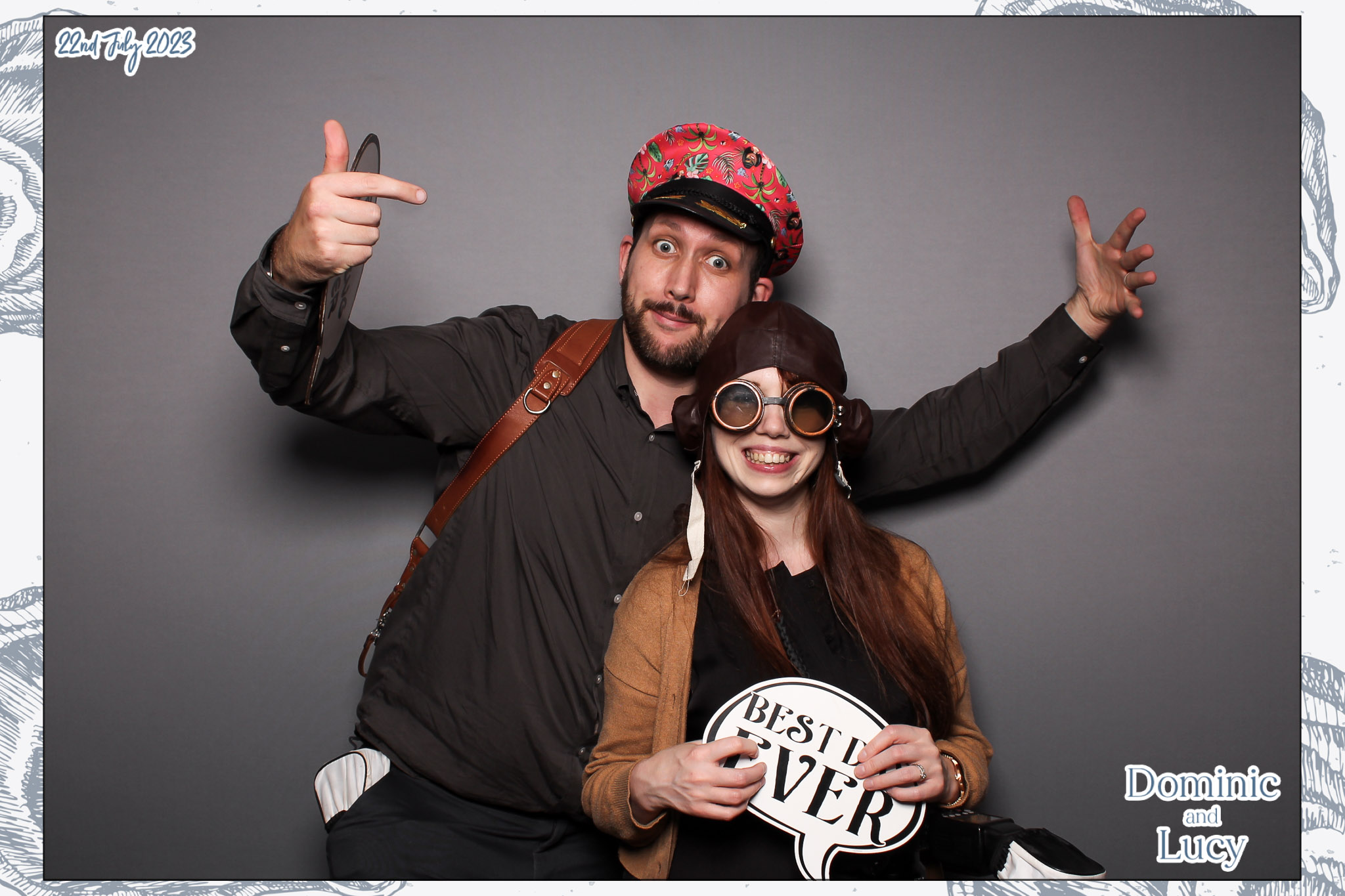 Dominic & Lucy - Classic Open Booth | View more photos from the event at gallery.freshbooths.com/u/FreshBooths/Dominic-Lucy-Classic-Open-Booth