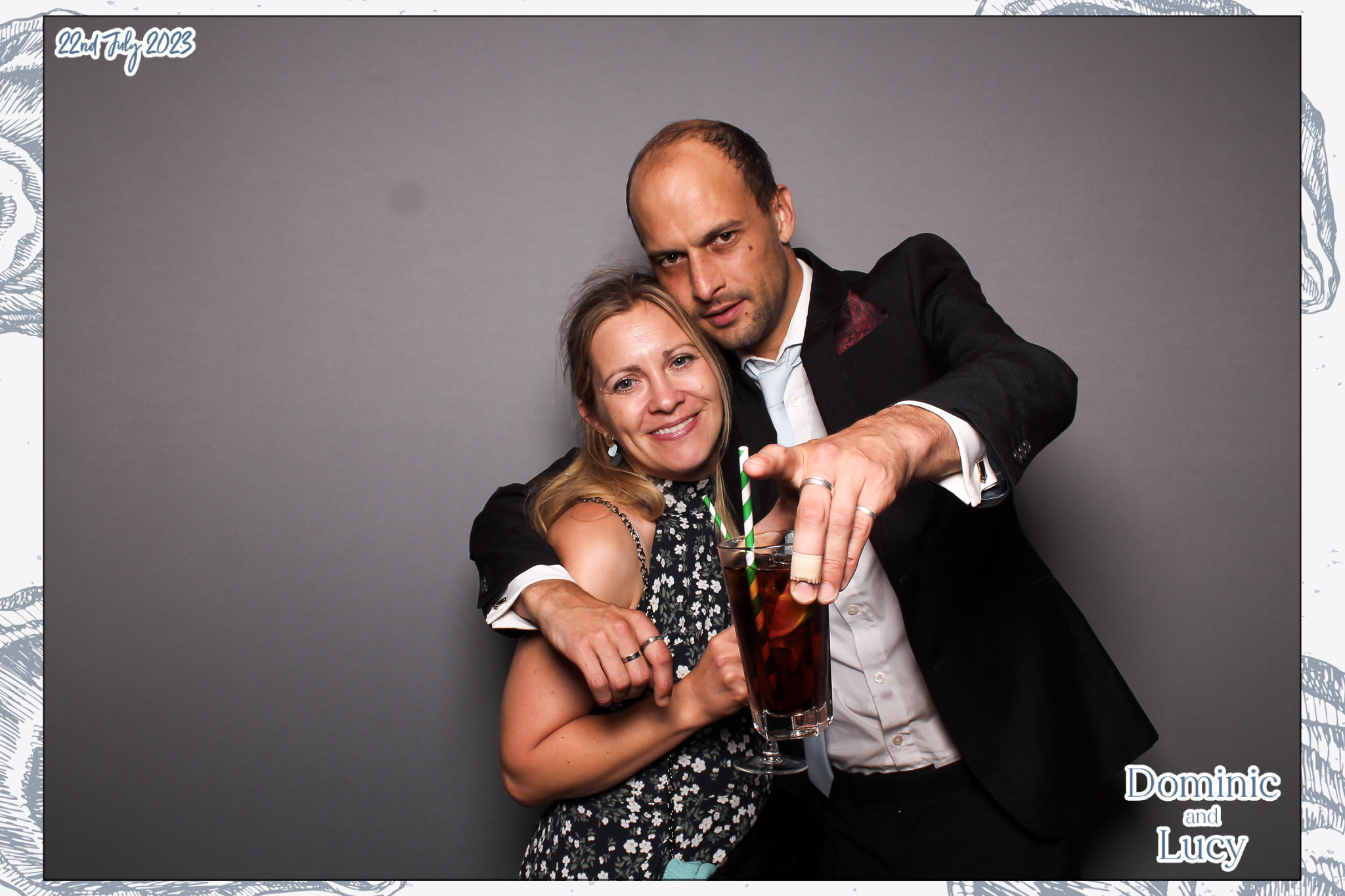 Dominic & Lucy - Classic Open Booth | View more photos from the event at gallery.freshbooths.com/u/FreshBooths/Dominic-Lucy-Classic-Open-Booth