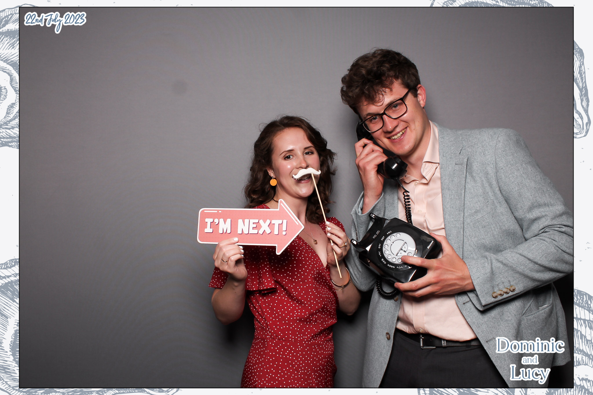 Dominic & Lucy - Classic Open Booth | View more photos from the event at gallery.freshbooths.com/u/FreshBooths/Dominic-Lucy-Classic-Open-Booth