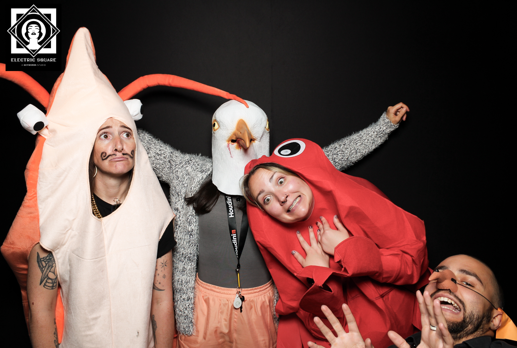 Electric Square - Classic Open Booth | View more photos from the event at gallery.freshbooths.com/u/FreshBooths/Electric-Square-Classic-Open-Booth