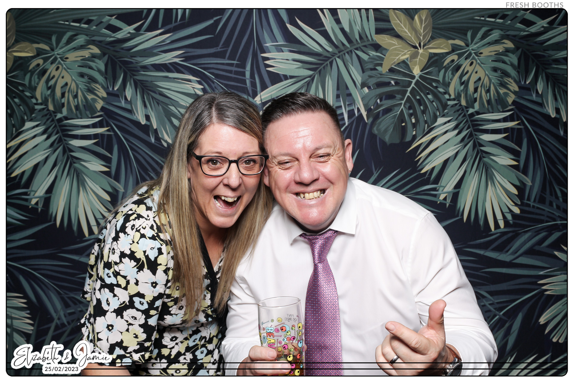 Elizabeth & Jamie - Classic Open Booth | View more photos from the event at gallery.freshbooths.com/u/FreshBooths/Elizabeth-Jamie-Classic-Open-Booth