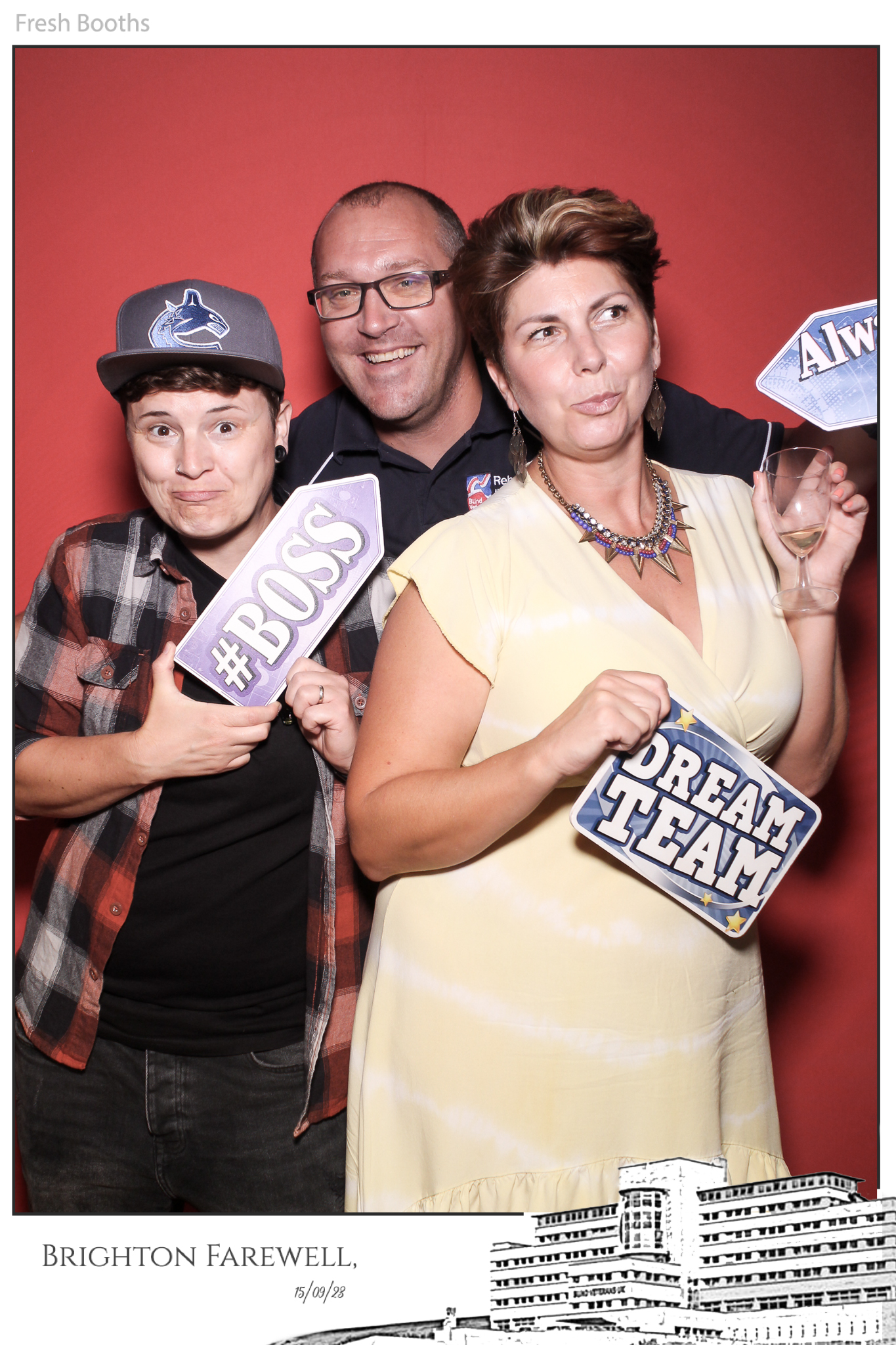 Farewell Brighton - Selfie Mirror | View more photos from the event at gallery.freshbooths.com/u/FreshBooths/Farewell-Brighton-Selfie-Mirror