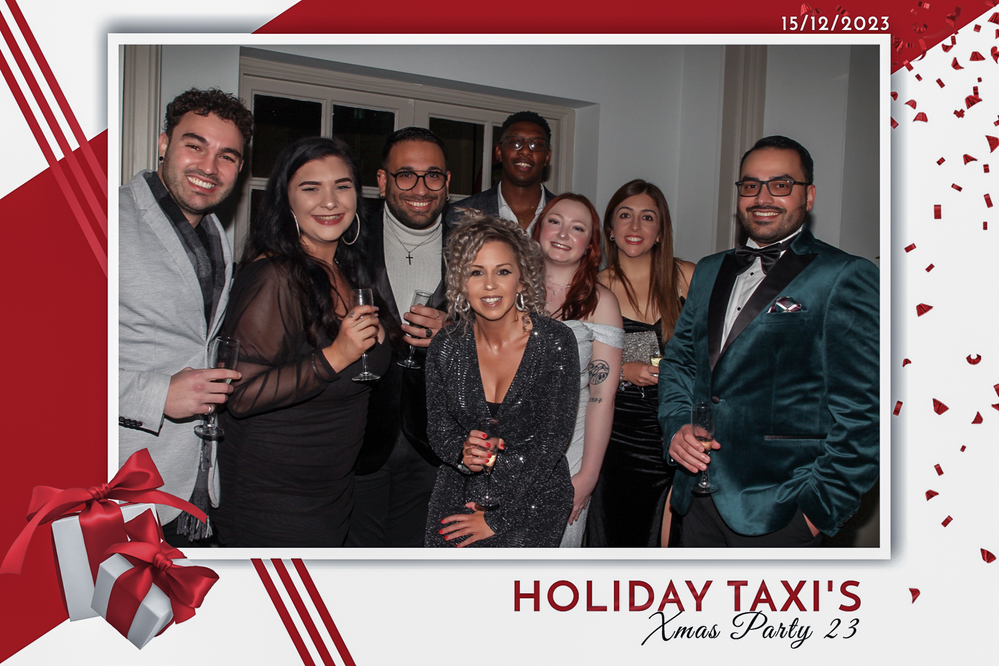 Holiday Taxi's Christmas Party 2023 | View more photos from the event at gallery.freshbooths.com/u/FreshBooths/Holiday-Taxis-Christmas-Party-2023