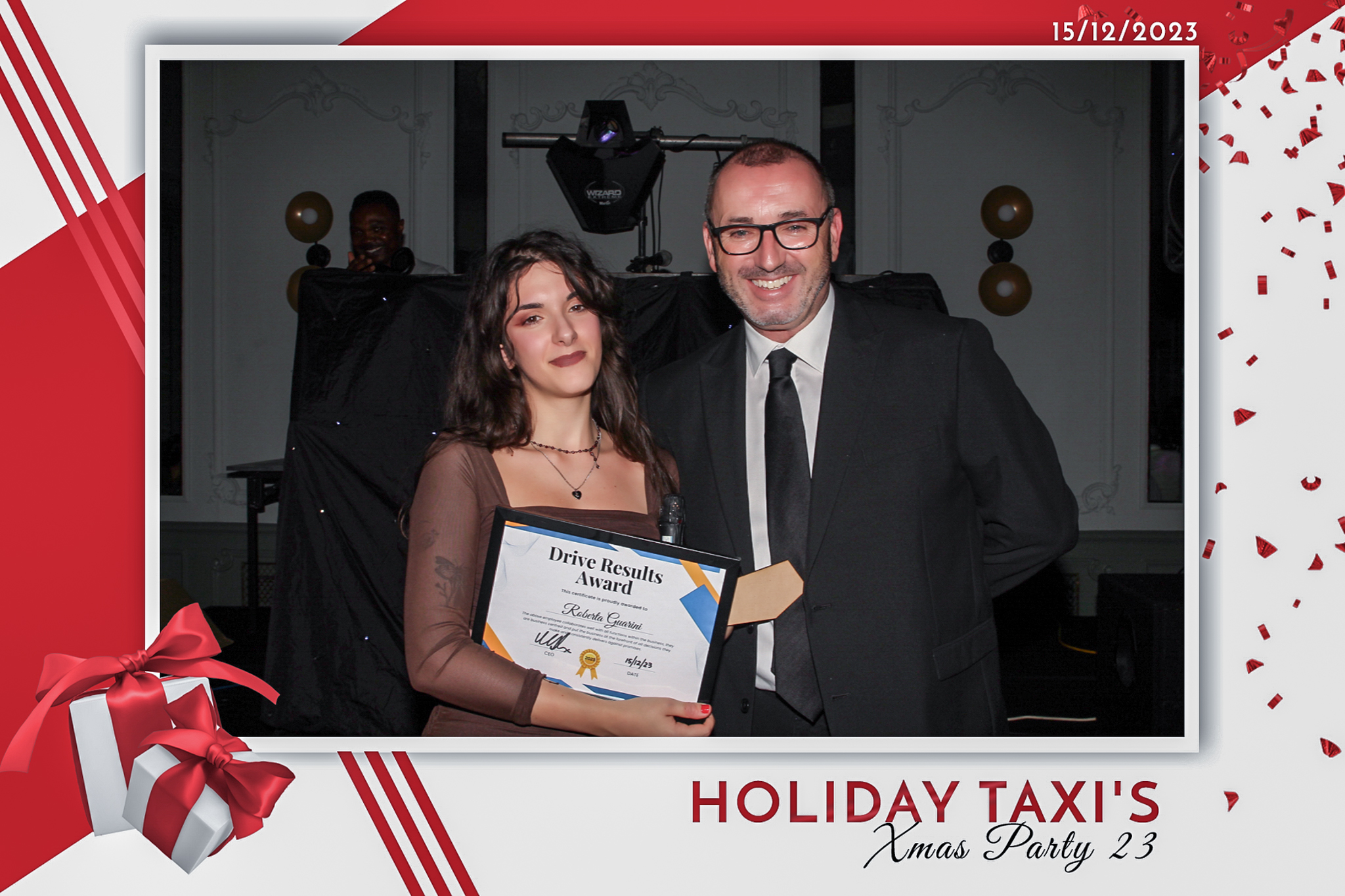 Holiday Taxi's Christmas Party 2023 | View more photos from the event at gallery.freshbooths.com/u/FreshBooths/Holiday-Taxis-Christmas-Party-2023