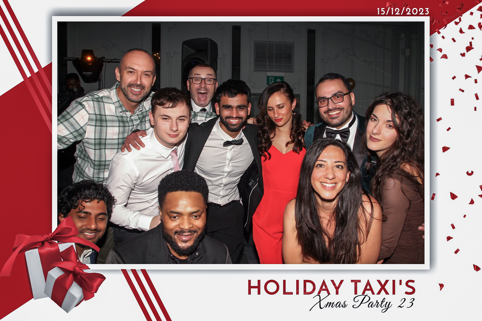 Holiday Taxi's Christmas Party 2023 | View more photos from the event at gallery.freshbooths.com/u/FreshBooths/Holiday-Taxis-Christmas-Party-2023