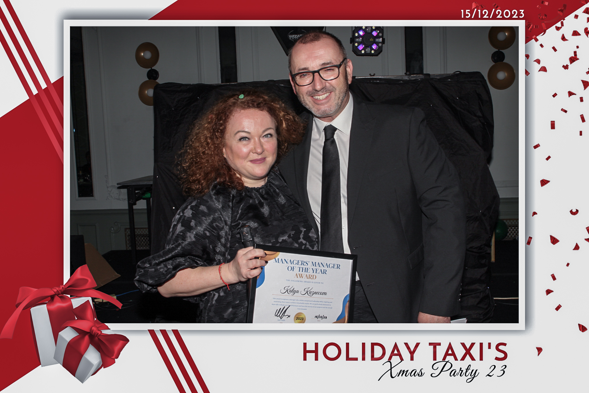 Holiday Taxi's Christmas Party 2023 | View more photos from the event at gallery.freshbooths.com/u/FreshBooths/Holiday-Taxis-Christmas-Party-2023