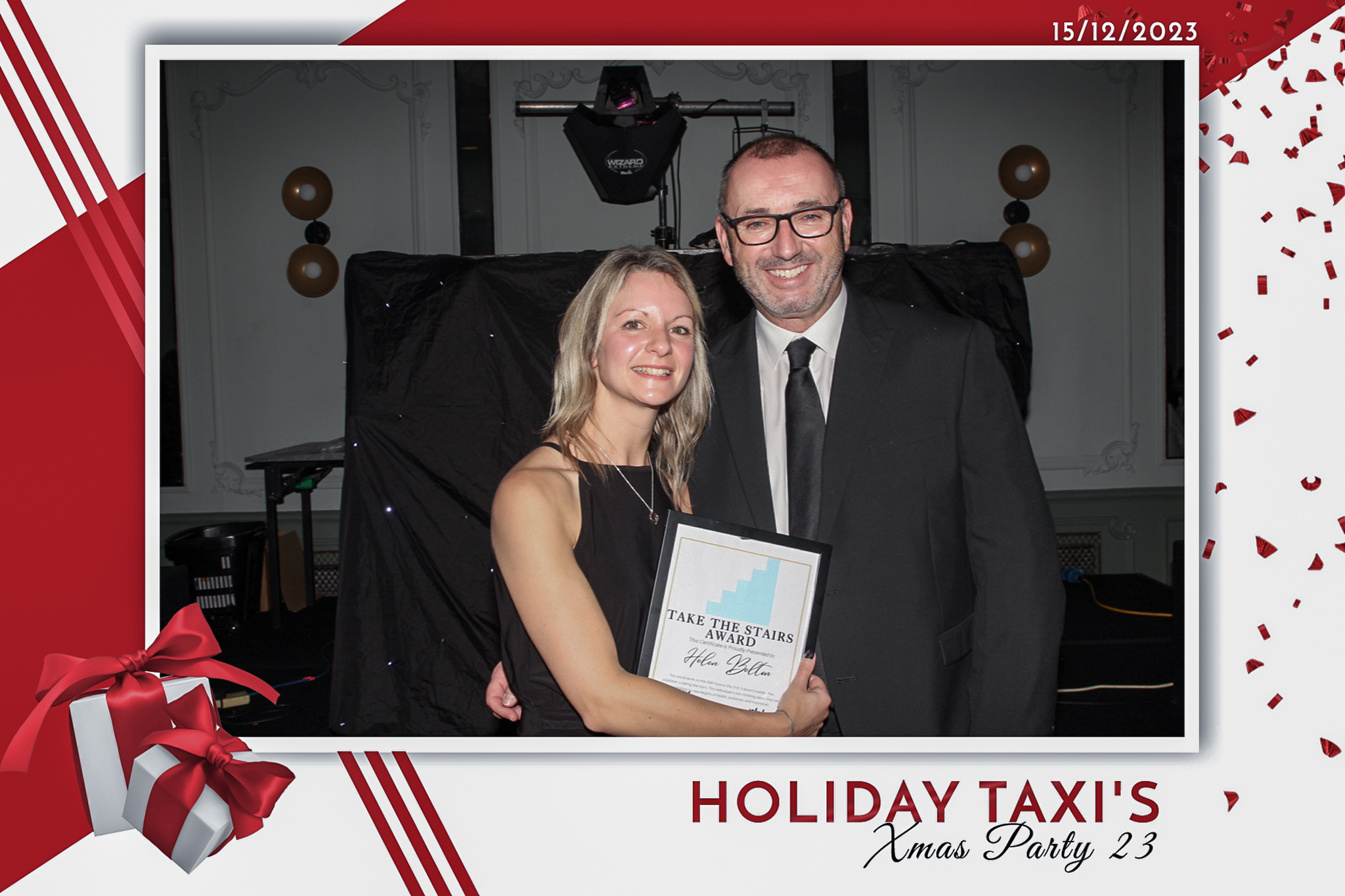 Holiday Taxi's Christmas Party 2023 | View more photos from the event at gallery.freshbooths.com/u/FreshBooths/Holiday-Taxis-Christmas-Party-2023