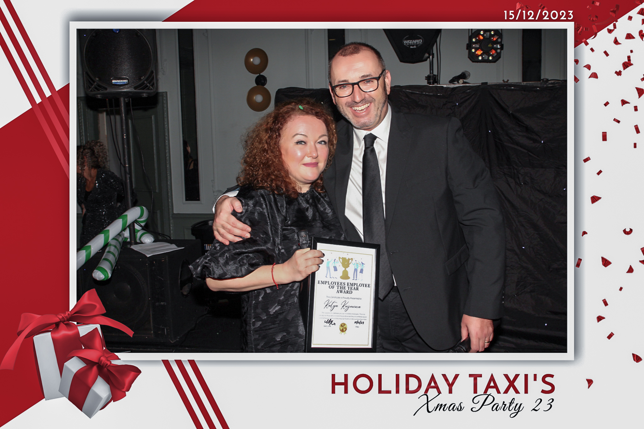 Holiday Taxi's Christmas Party 2023 | View more photos from the event at gallery.freshbooths.com/u/FreshBooths/Holiday-Taxis-Christmas-Party-2023