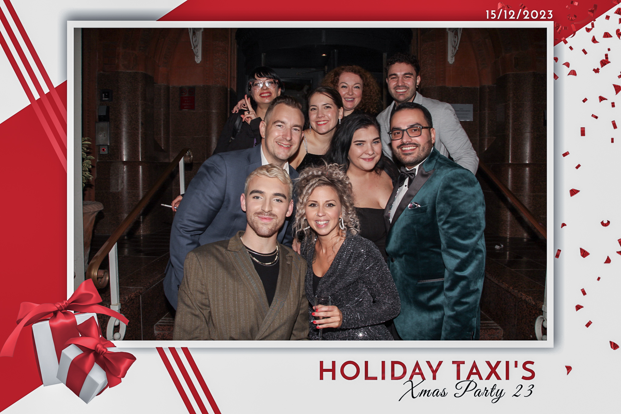 Holiday Taxi's Christmas Party 2023 | View more photos from the event at gallery.freshbooths.com/u/FreshBooths/Holiday-Taxis-Christmas-Party-2023
