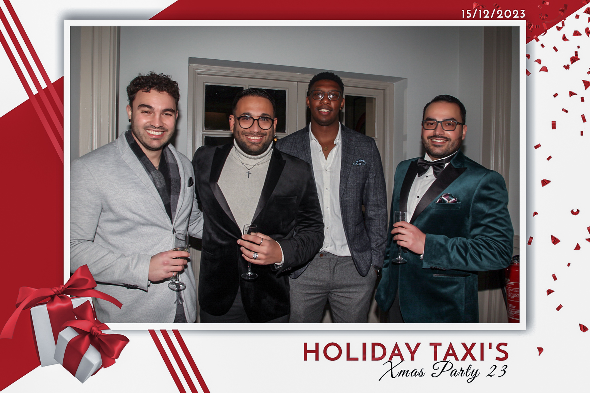 Holiday Taxi's Christmas Party 2023 | View more photos from the event at gallery.freshbooths.com/u/FreshBooths/Holiday-Taxis-Christmas-Party-2023
