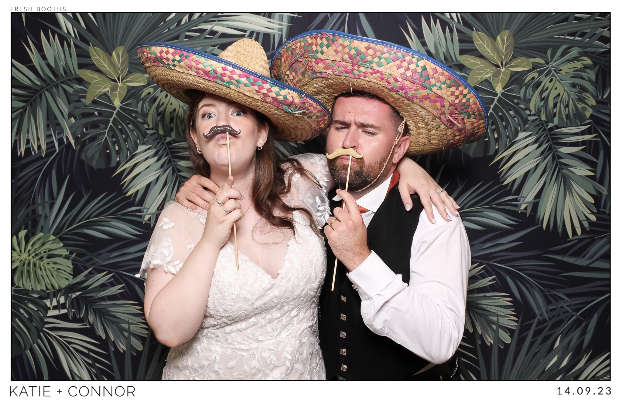 Katie & Connor Wedding - Classic Open Booth | View more photos from the event at gallery.freshbooths.com/u/FreshBooths/Katie-Connor-Wedding-Classic-Open-Booth