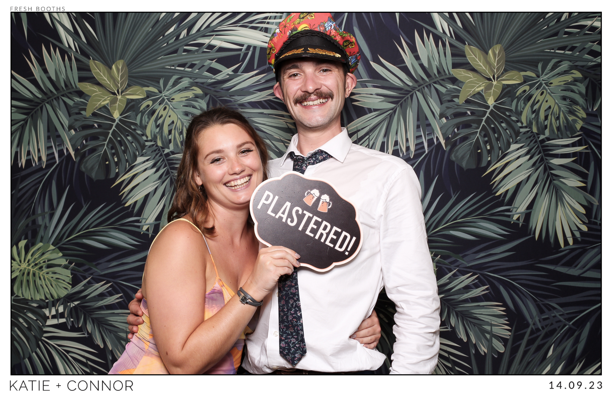 Katie & Connor Wedding - Classic Open Booth | View more photos from the event at gallery.freshbooths.com/u/FreshBooths/Katie-Connor-Wedding-Classic-Open-Booth