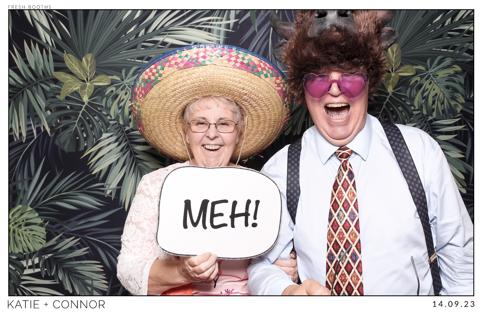 Katie & Connor Wedding - Classic Open Booth | View more photos from the event at gallery.freshbooths.com/u/FreshBooths/Katie-Connor-Wedding-Classic-Open-Booth