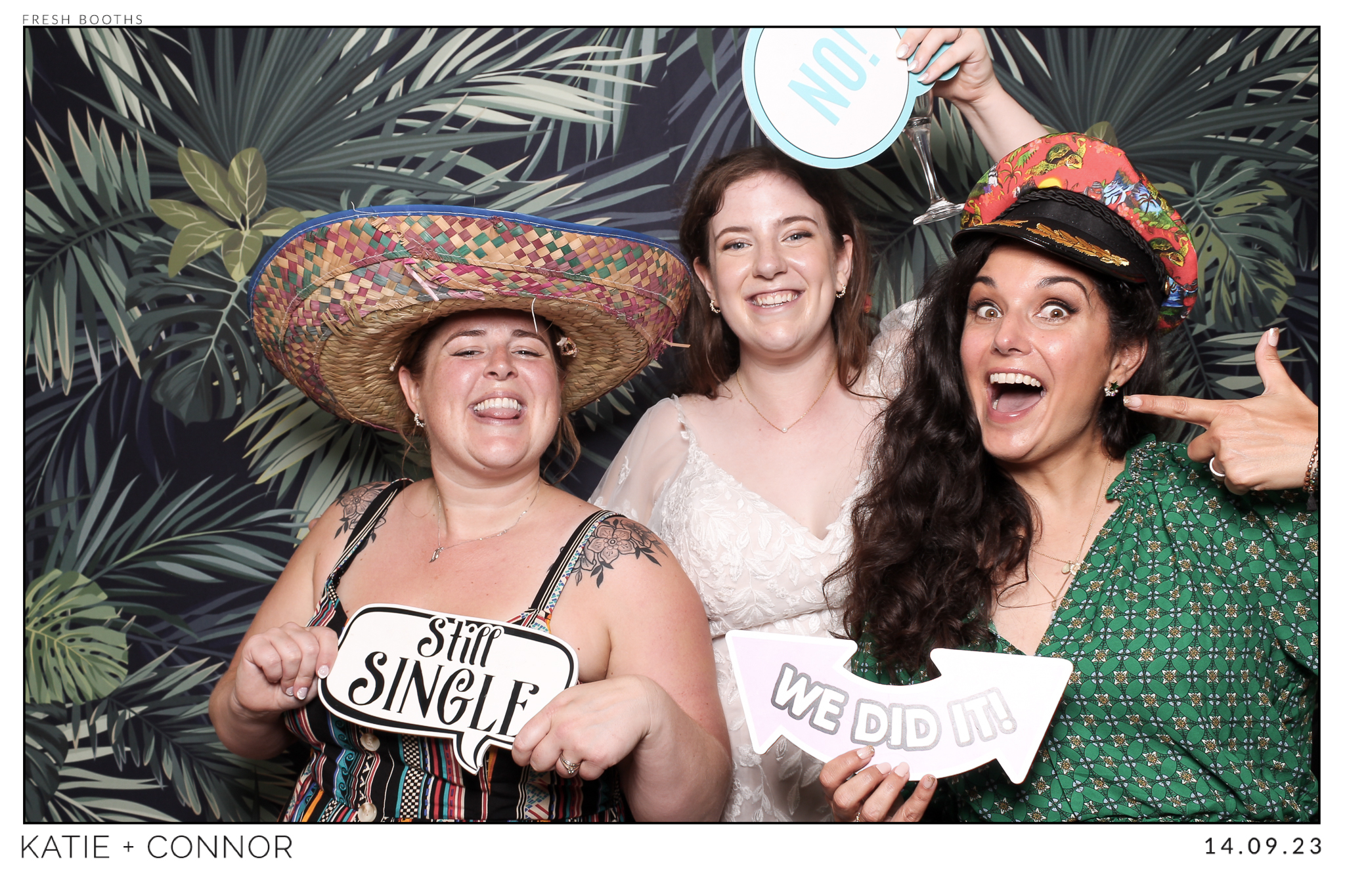 Katie & Connor Wedding - Classic Open Booth | View more photos from the event at gallery.freshbooths.com/u/FreshBooths/Katie-Connor-Wedding-Classic-Open-Booth