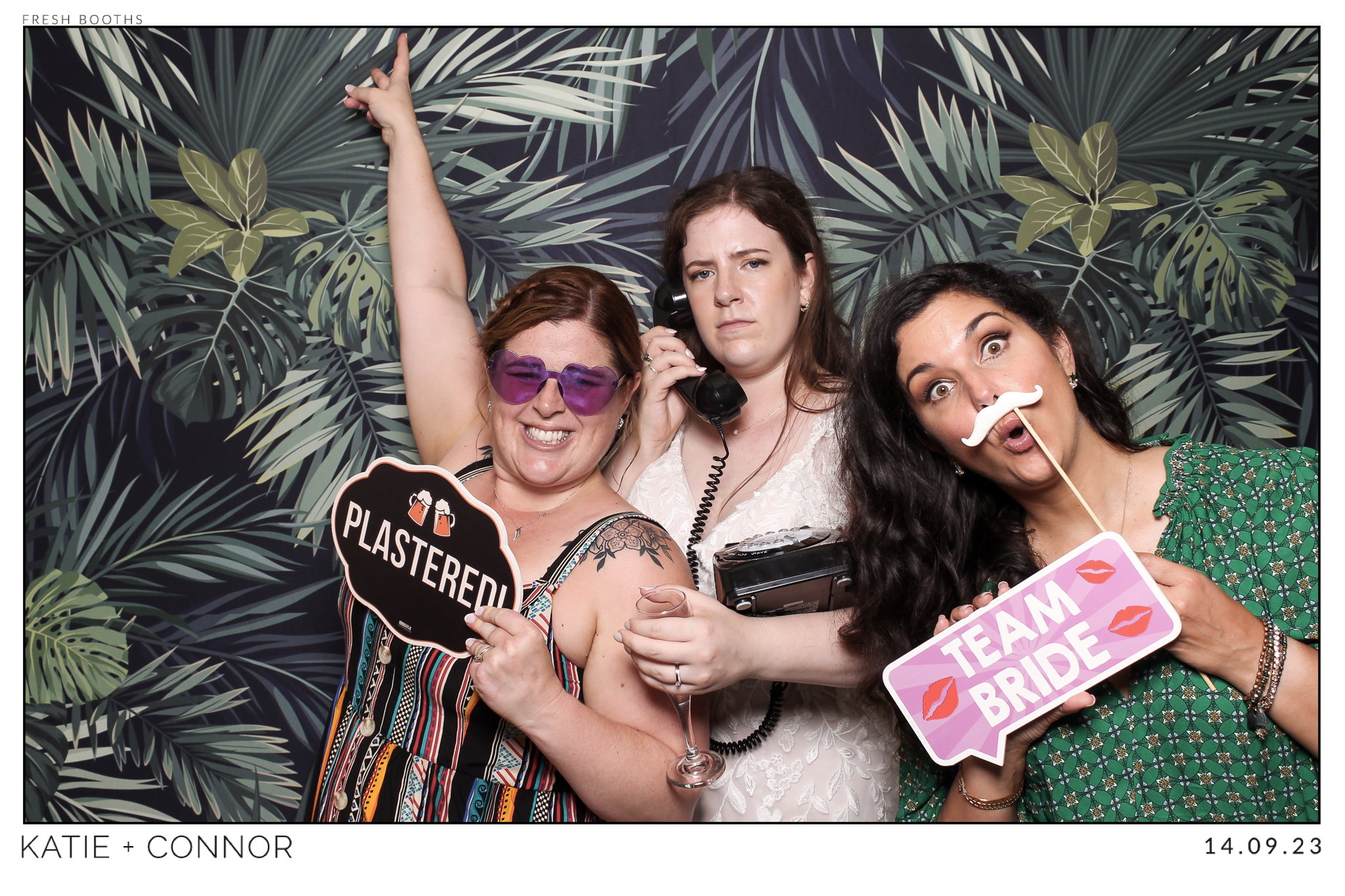 Katie & Connor Wedding - Classic Open Booth | View more photos from the event at gallery.freshbooths.com/u/FreshBooths/Katie-Connor-Wedding-Classic-Open-Booth