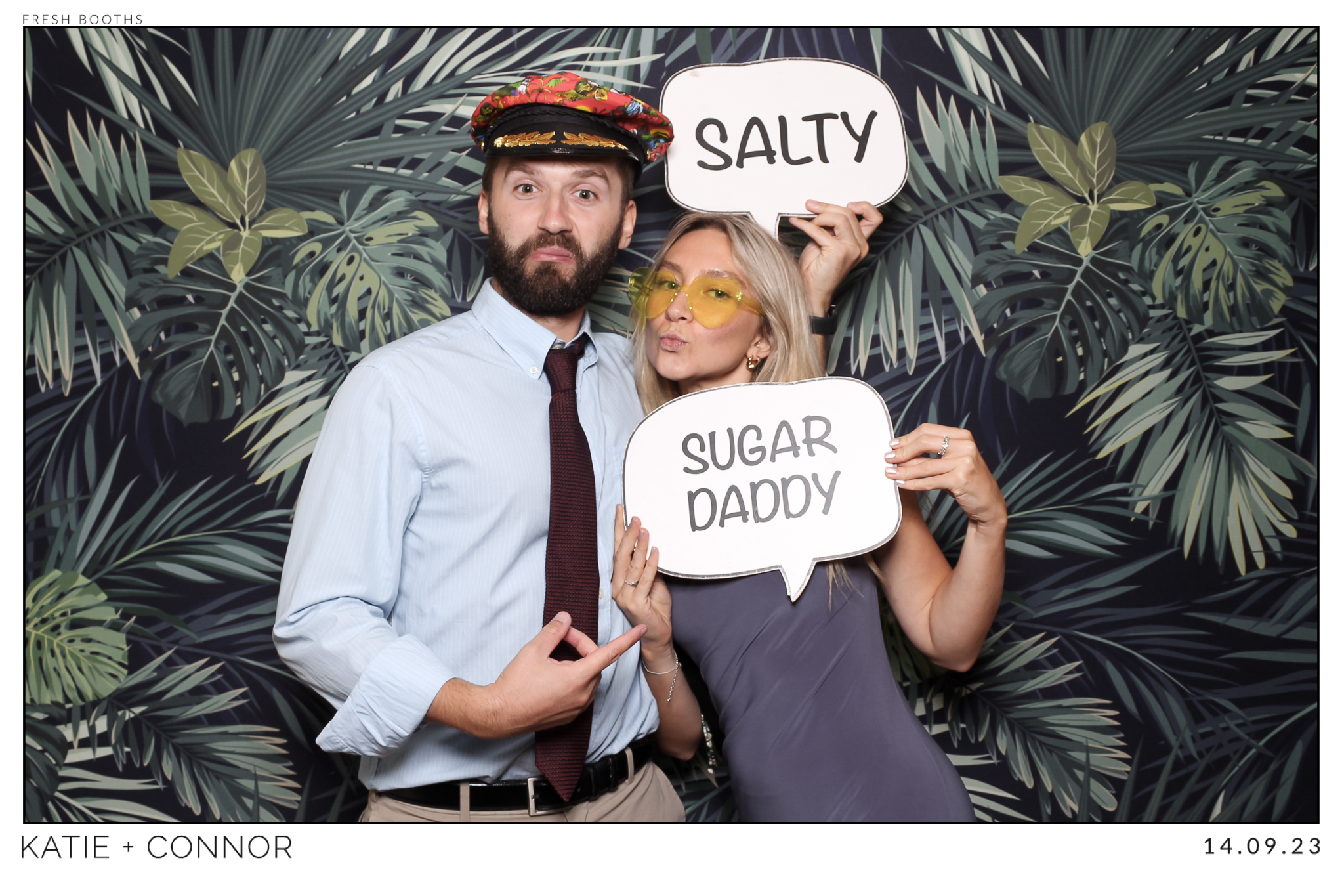 Katie & Connor Wedding - Classic Open Booth | View more photos from the event at gallery.freshbooths.com/u/FreshBooths/Katie-Connor-Wedding-Classic-Open-Booth