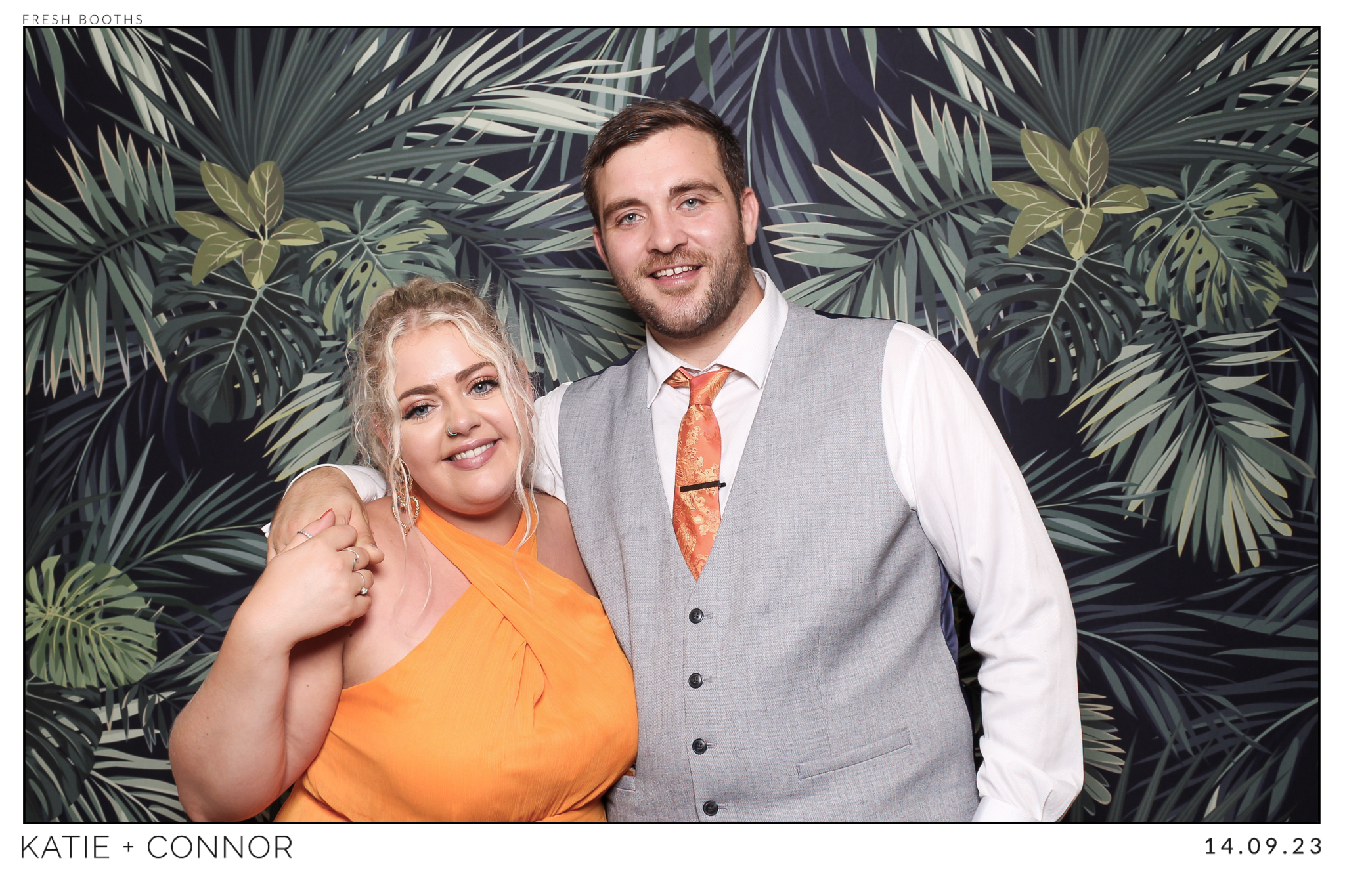 Katie & Connor Wedding - Classic Open Booth | View more photos from the event at gallery.freshbooths.com/u/FreshBooths/Katie-Connor-Wedding-Classic-Open-Booth
