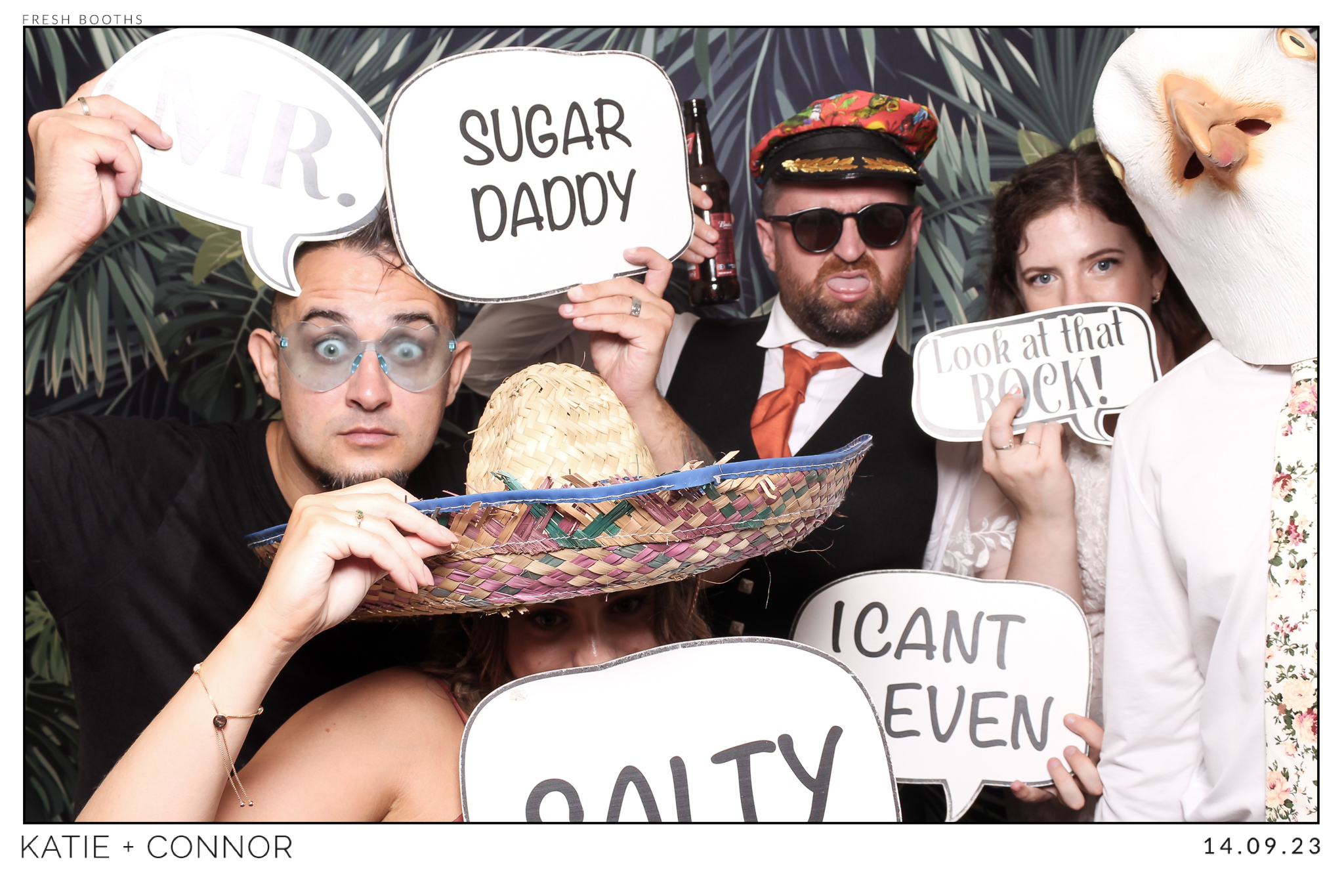 Katie & Connor Wedding - Classic Open Booth | View more photos from the event at gallery.freshbooths.com/u/FreshBooths/Katie-Connor-Wedding-Classic-Open-Booth