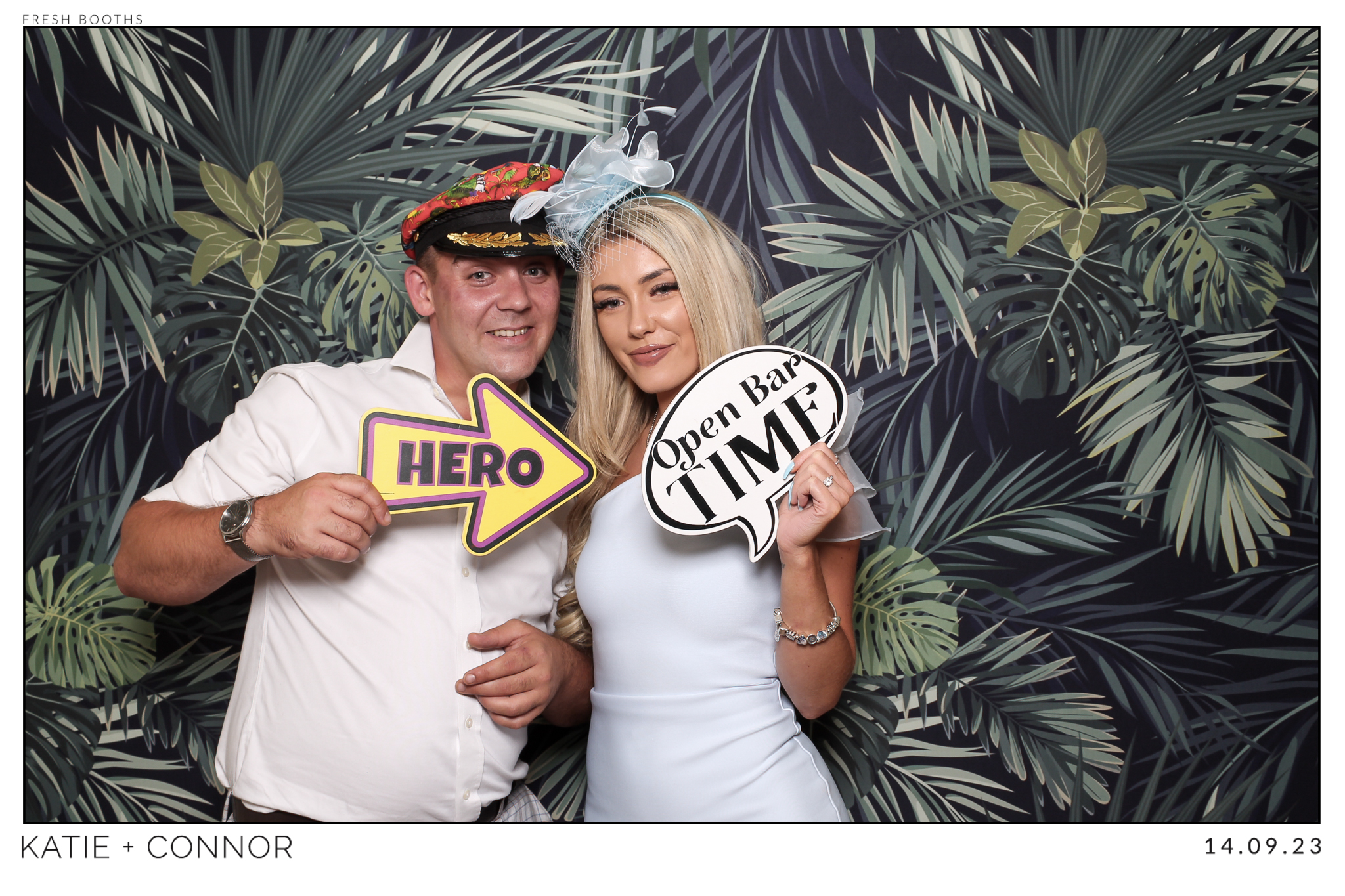 Katie & Connor Wedding - Classic Open Booth | View more photos from the event at gallery.freshbooths.com/u/FreshBooths/Katie-Connor-Wedding-Classic-Open-Booth
