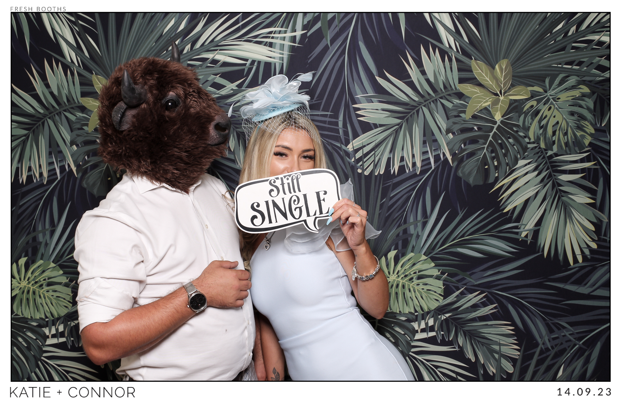 Katie & Connor Wedding - Classic Open Booth | View more photos from the event at gallery.freshbooths.com/u/FreshBooths/Katie-Connor-Wedding-Classic-Open-Booth