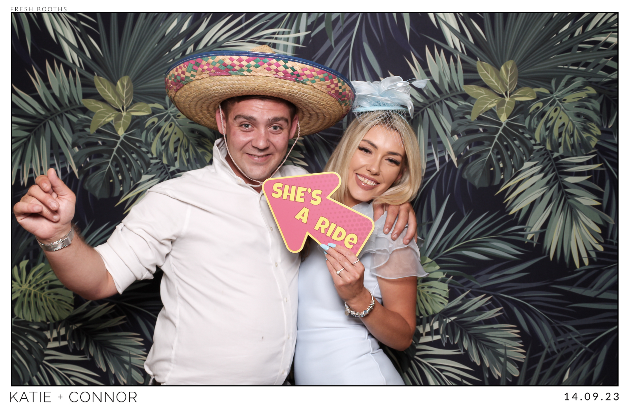 Katie & Connor Wedding - Classic Open Booth | View more photos from the event at gallery.freshbooths.com/u/FreshBooths/Katie-Connor-Wedding-Classic-Open-Booth