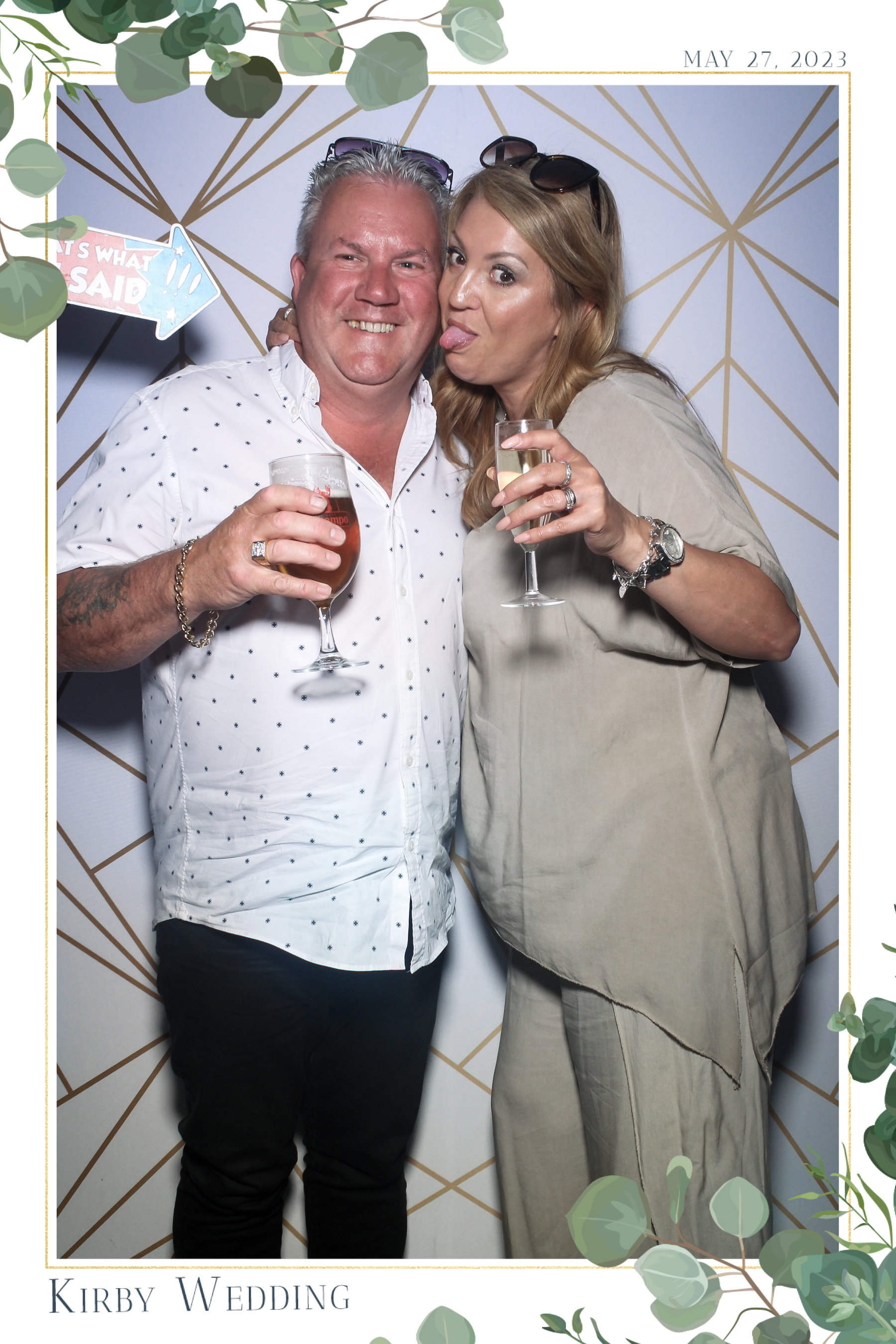 Kirby Wedding - Selfie Mirror | View more photos from the event at gallery.freshbooths.com/u/FreshBooths/Kirby-Wedding-Selfie-Mirror