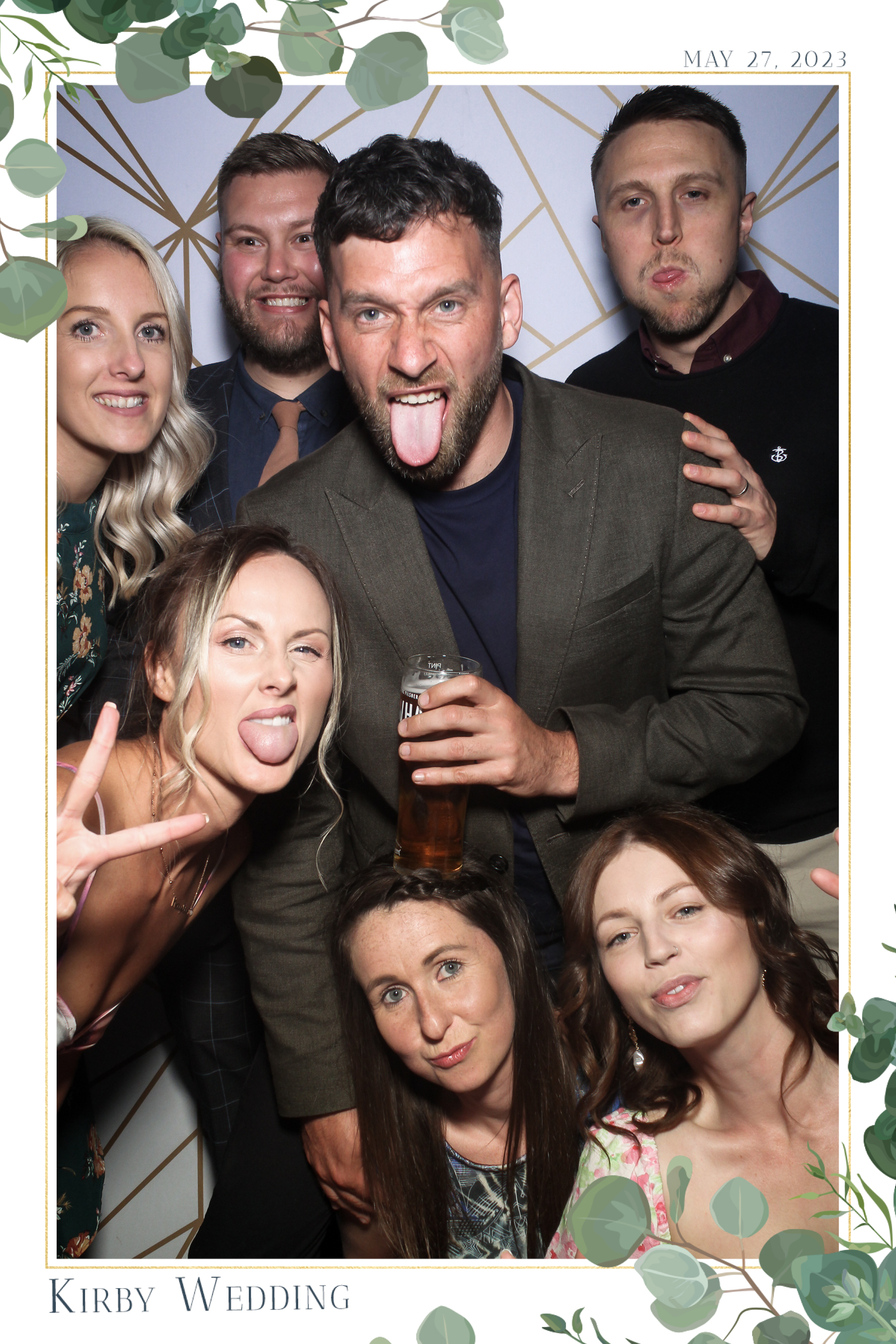 Kirby Wedding - Selfie Mirror | View more photos from the event at gallery.freshbooths.com/u/FreshBooths/Kirby-Wedding-Selfie-Mirror