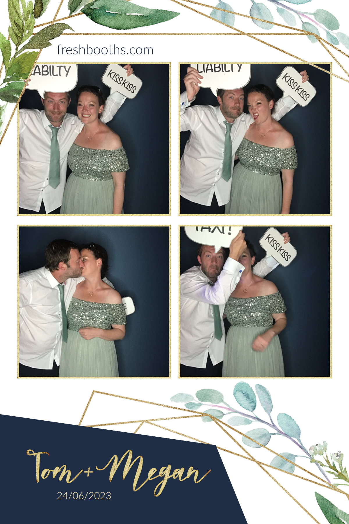 Megan & Tom - GIF Station | View more photos from the event at gallery.freshbooths.com/u/FreshBooths/Megan-Tom-GIF-Station
