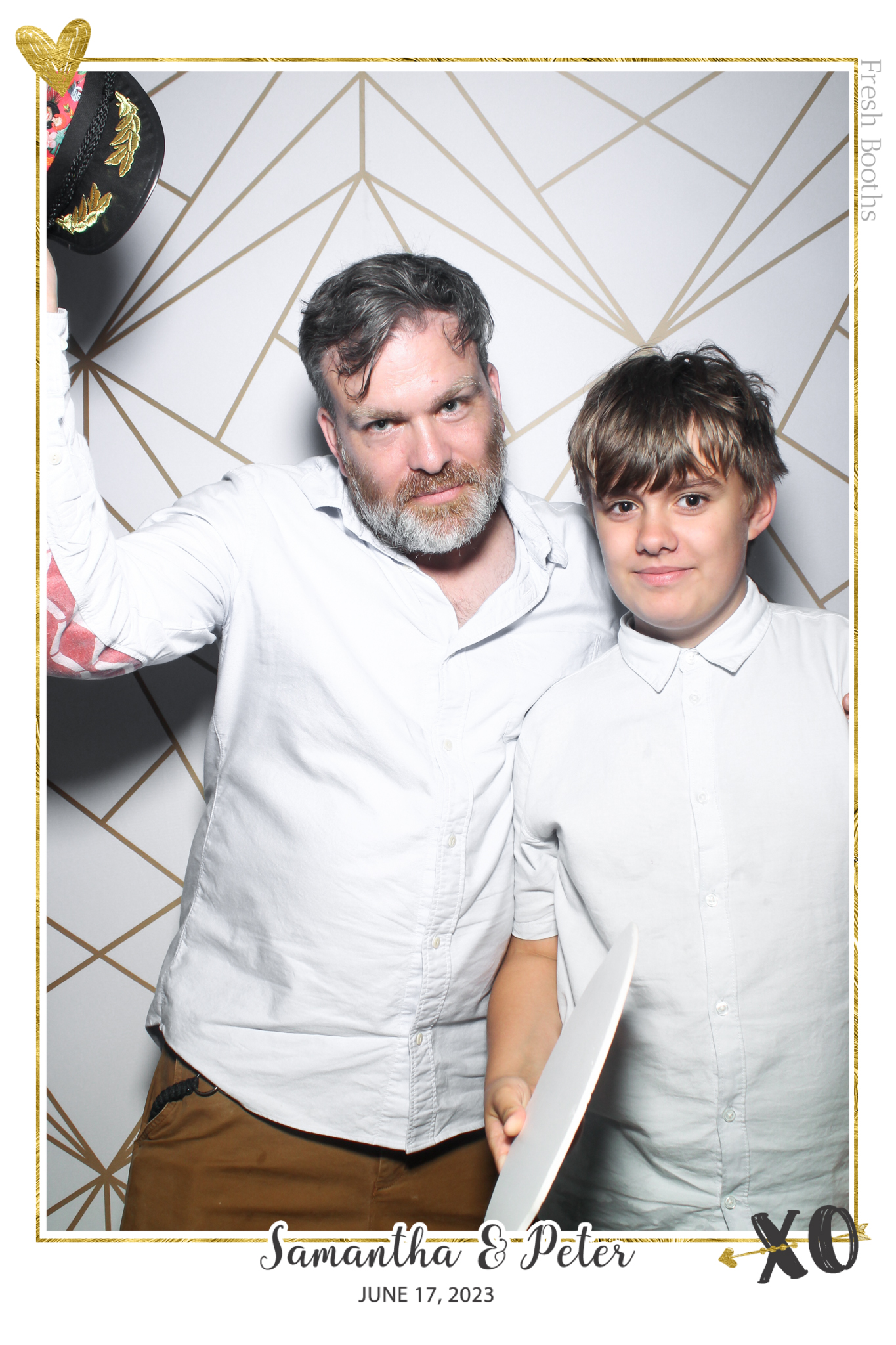 Peter & Sam - Selfie Mirror | View more photos from the event at gallery.freshbooths.com/u/FreshBooths/Peter-Sam-Selfie-Mirror