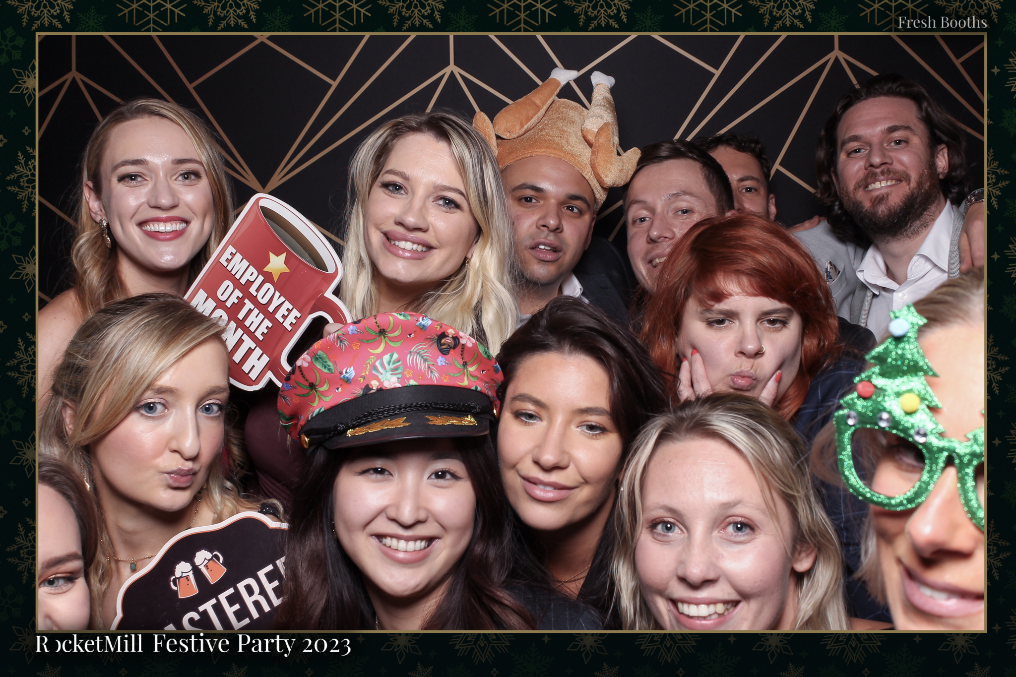 RocketMill Christmas Party 2023 | View more photos from the event at gallery.freshbooths.com/u/FreshBooths/RocketMill-Christmas-Party-2023