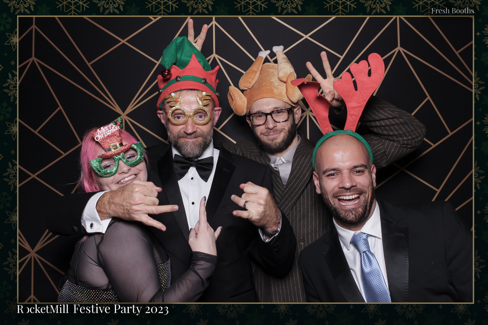 RocketMill Christmas Party 2023 | View more photos from the event at gallery.freshbooths.com/u/FreshBooths/RocketMill-Christmas-Party-2023