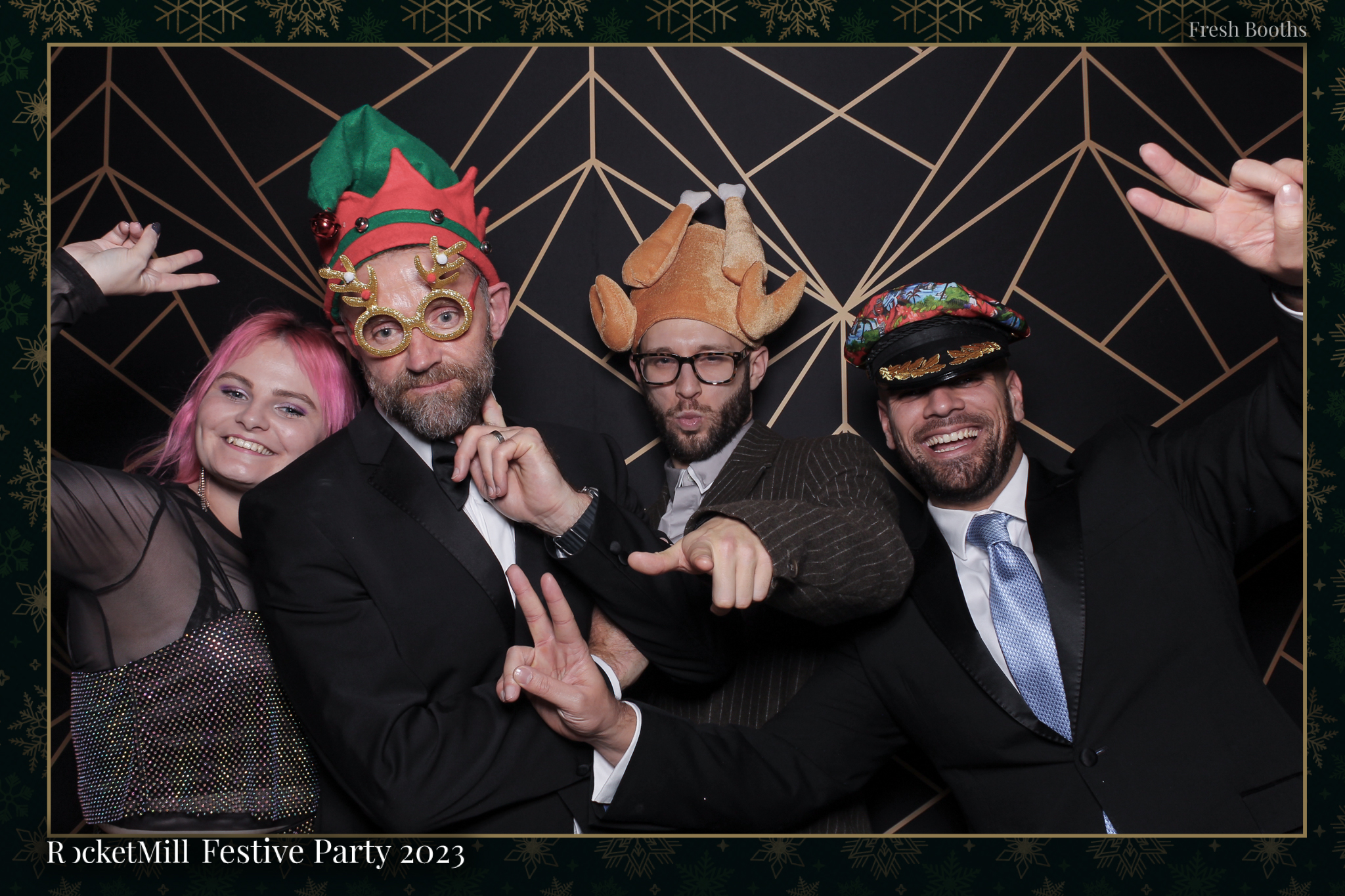 RocketMill Christmas Party 2023 | View more photos from the event at gallery.freshbooths.com/u/FreshBooths/RocketMill-Christmas-Party-2023
