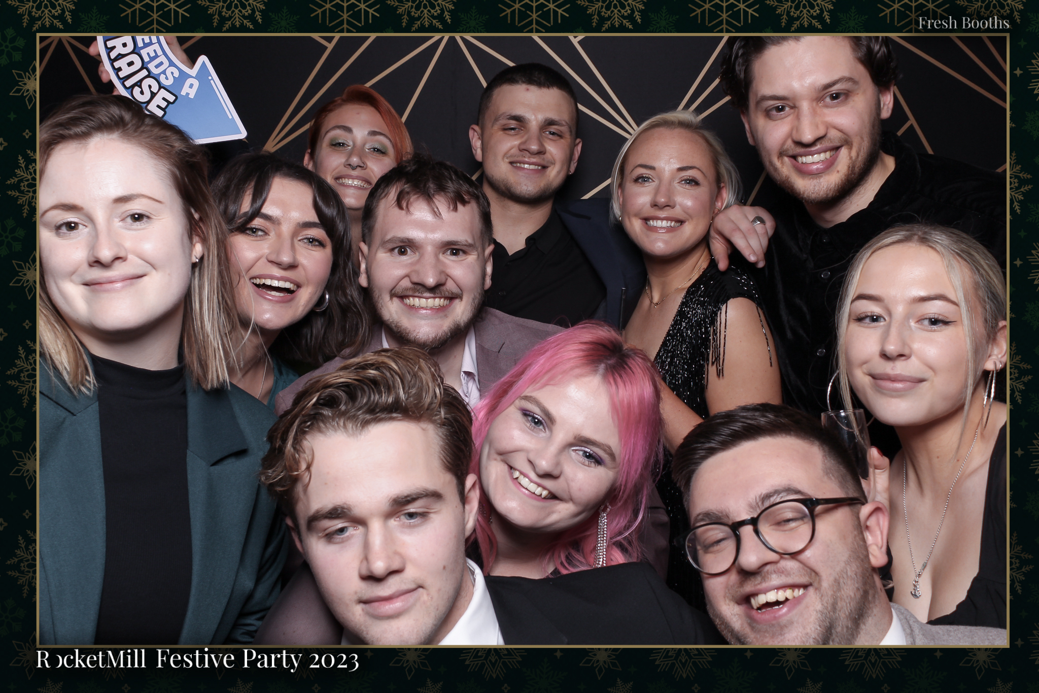 RocketMill Christmas Party 2023 | View more photos from the event at gallery.freshbooths.com/u/FreshBooths/RocketMill-Christmas-Party-2023