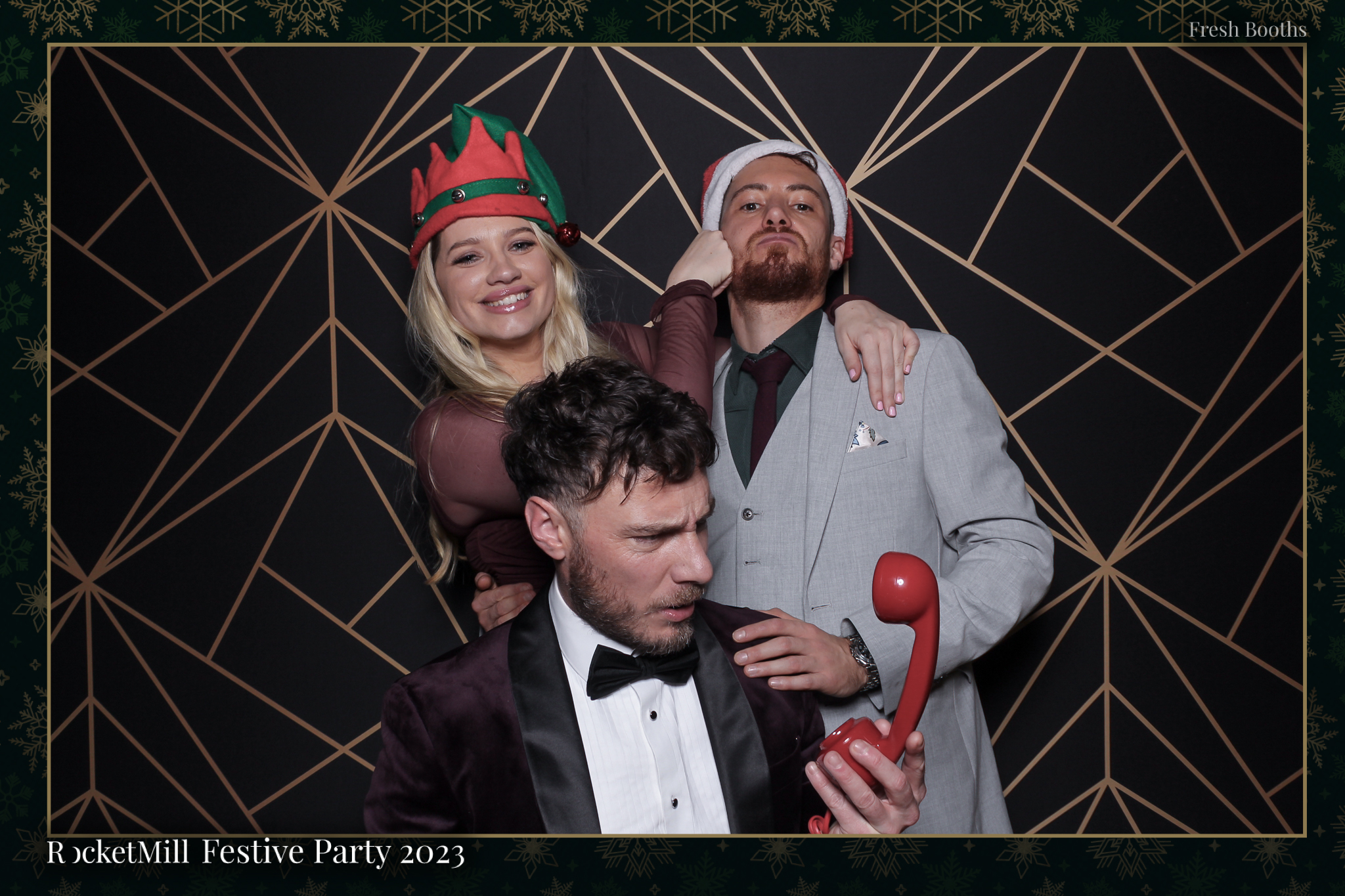 RocketMill Christmas Party 2023 | View more photos from the event at gallery.freshbooths.com/u/FreshBooths/RocketMill-Christmas-Party-2023