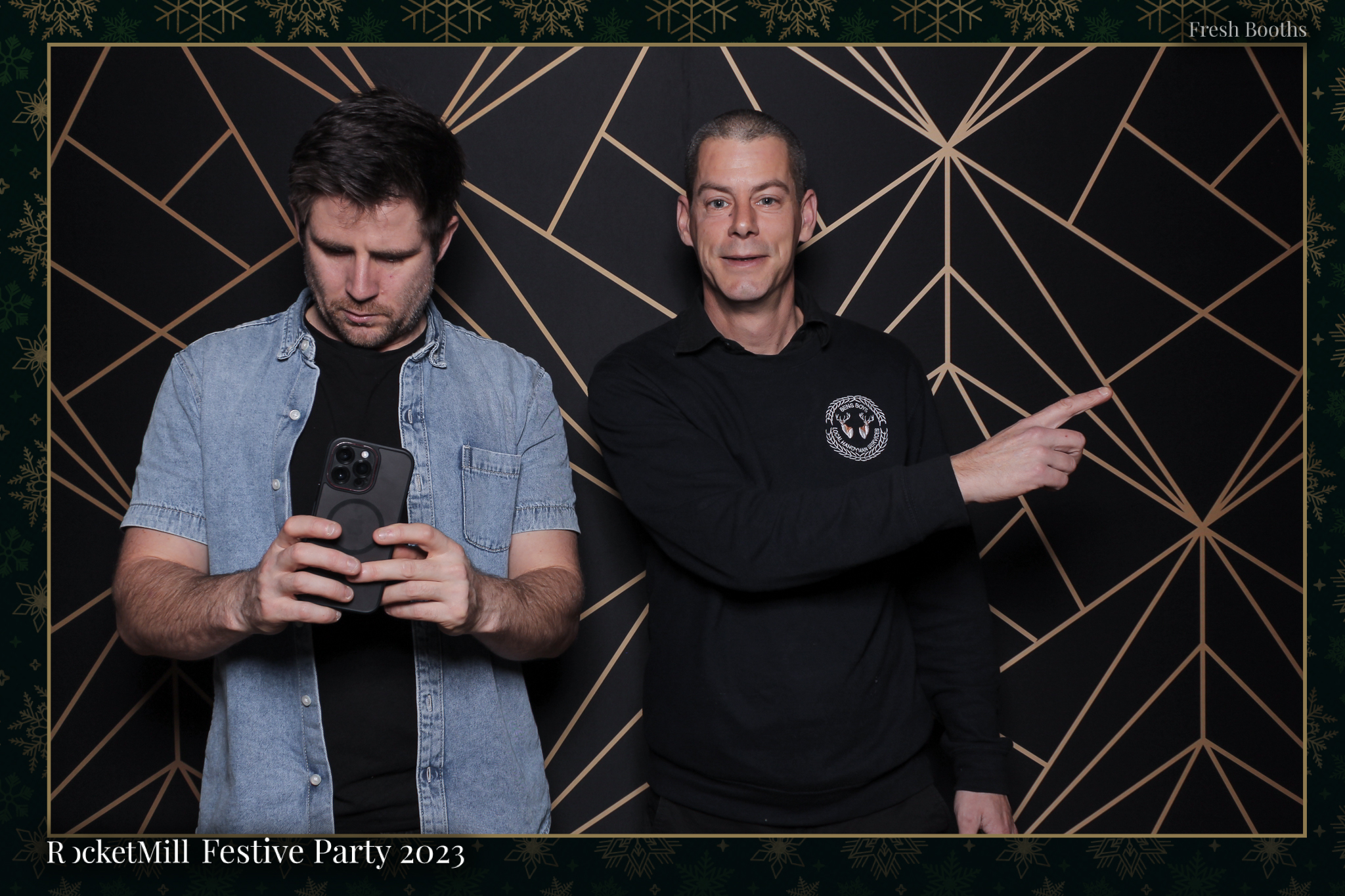 RocketMill Christmas Party 2023 | View more photos from the event at gallery.freshbooths.com/u/FreshBooths/RocketMill-Christmas-Party-2023