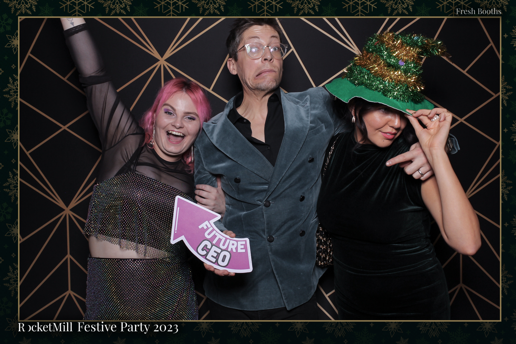 RocketMill Christmas Party 2023 | View more photos from the event at gallery.freshbooths.com/u/FreshBooths/RocketMill-Christmas-Party-2023