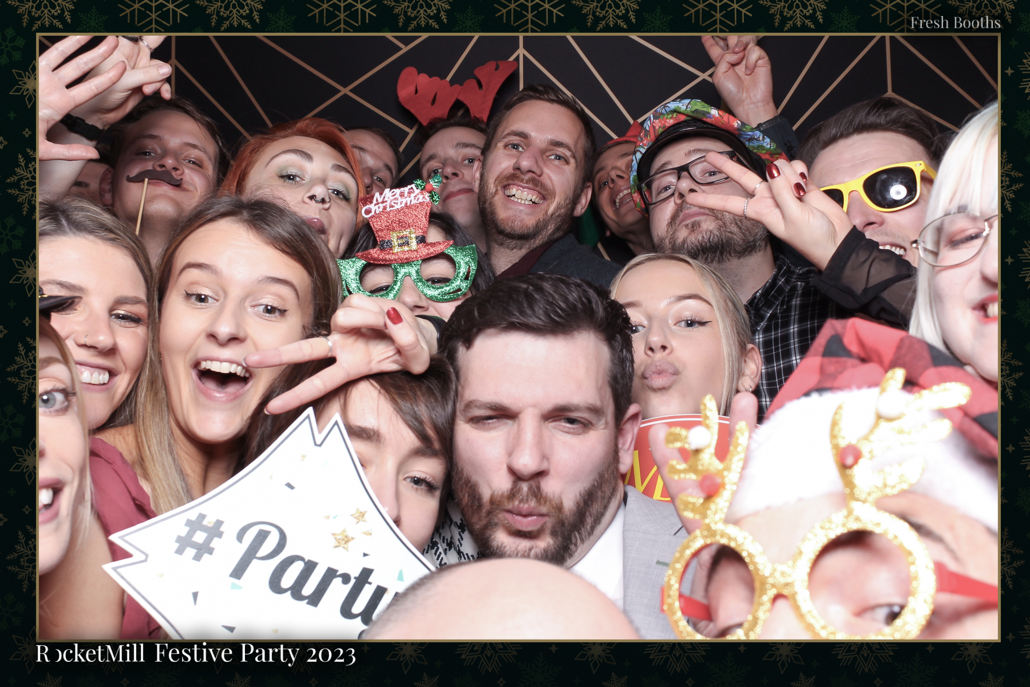 RocketMill Christmas Party 2023 | View more photos from the event at gallery.freshbooths.com/u/FreshBooths/RocketMill-Christmas-Party-2023